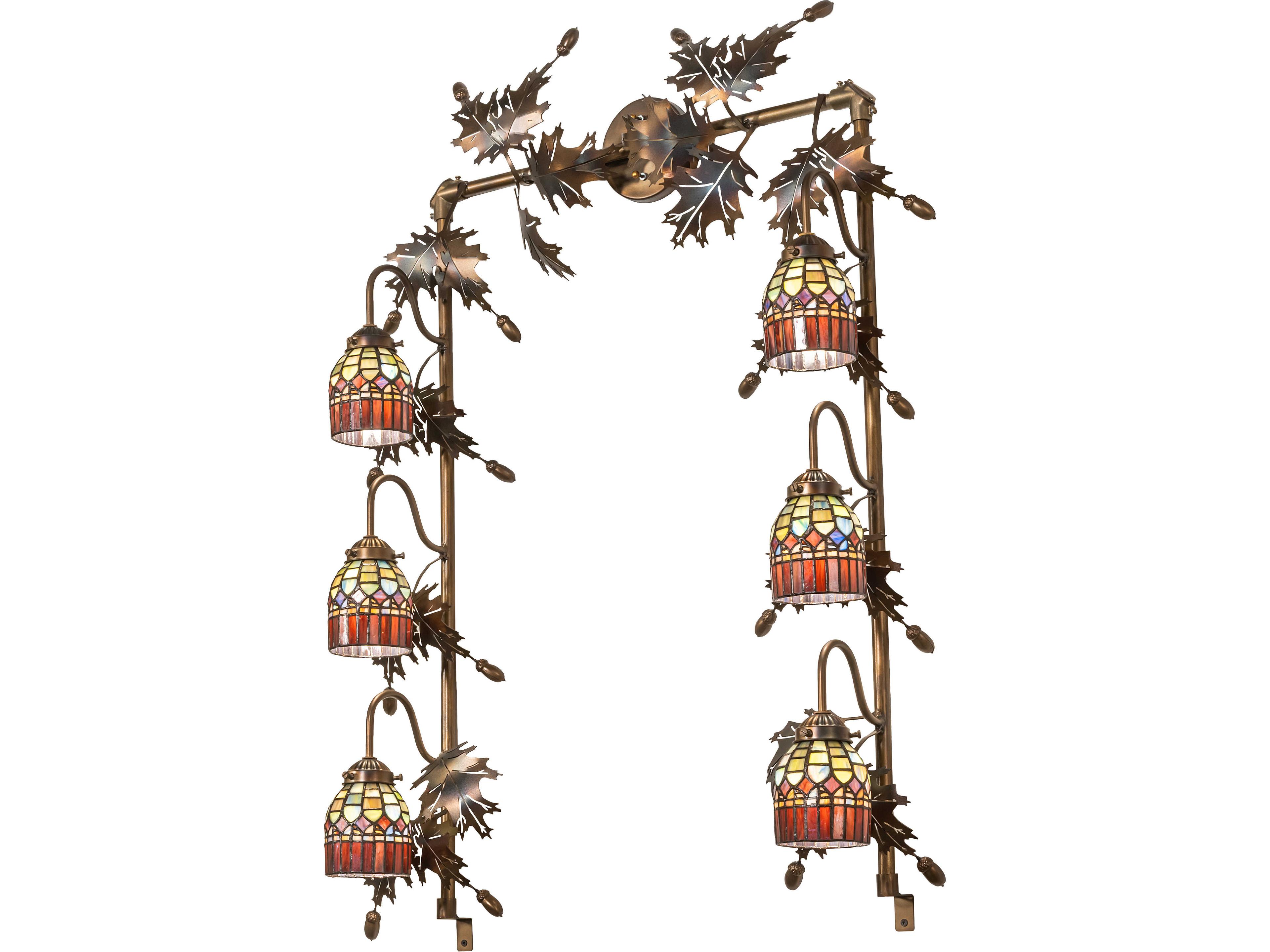 Tiffany Candice 6-Light Bronze Traditional Vanity Light