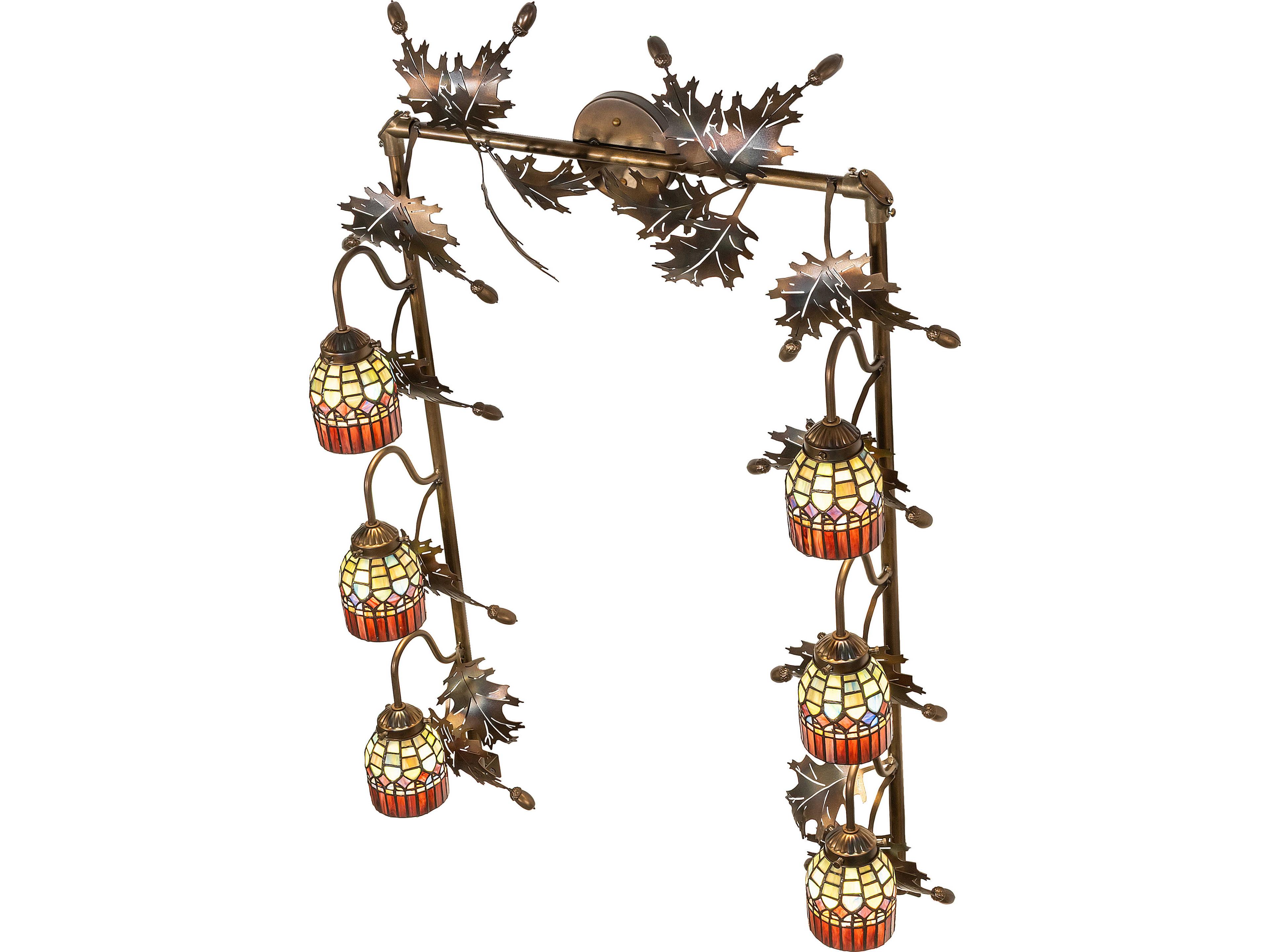 Meyda Tiffany Candice 6-Light Bronze Traditional Vanity Light