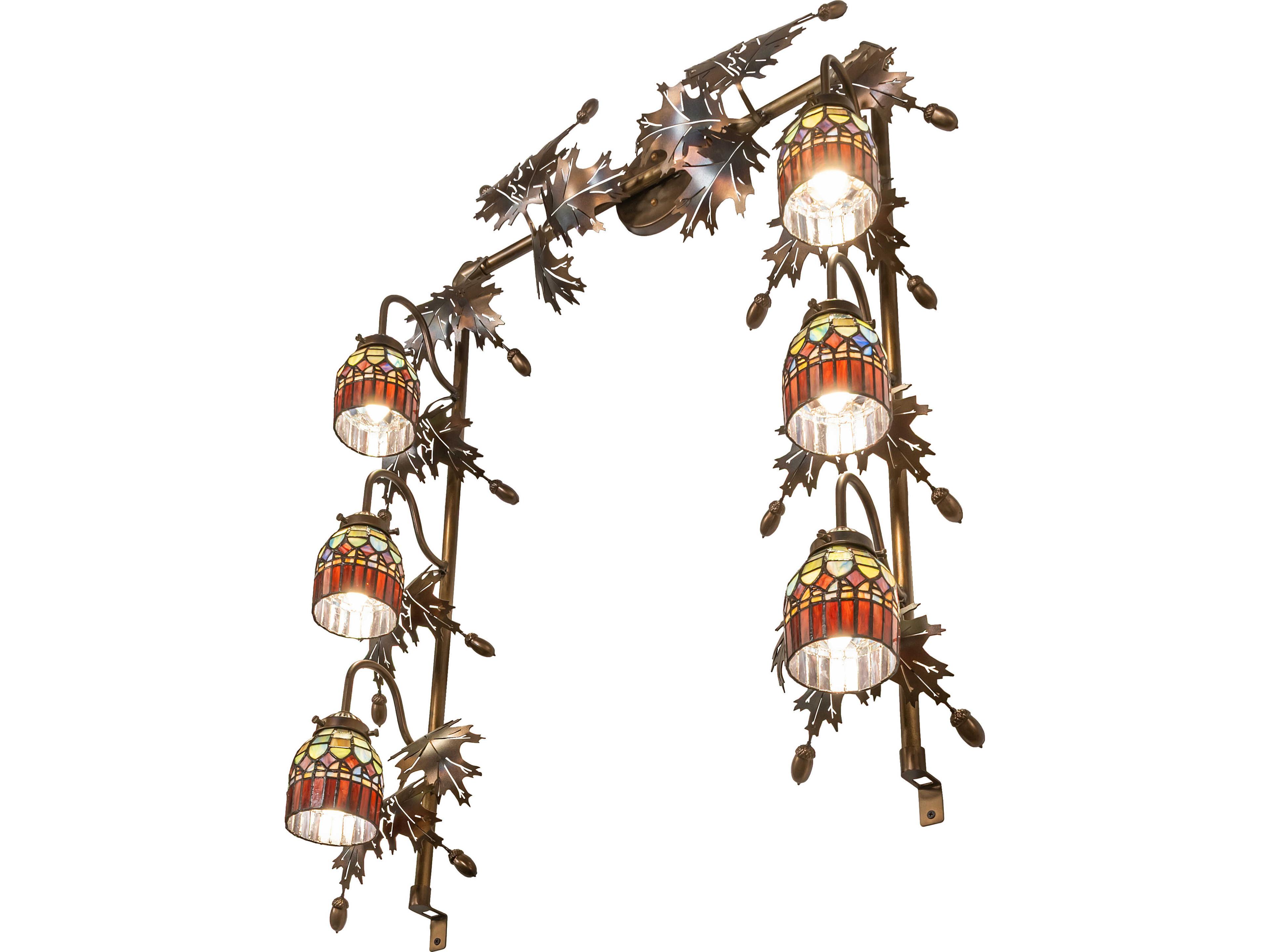 Meyda Tiffany Candice 6-Light Bronze Traditional Vanity Light