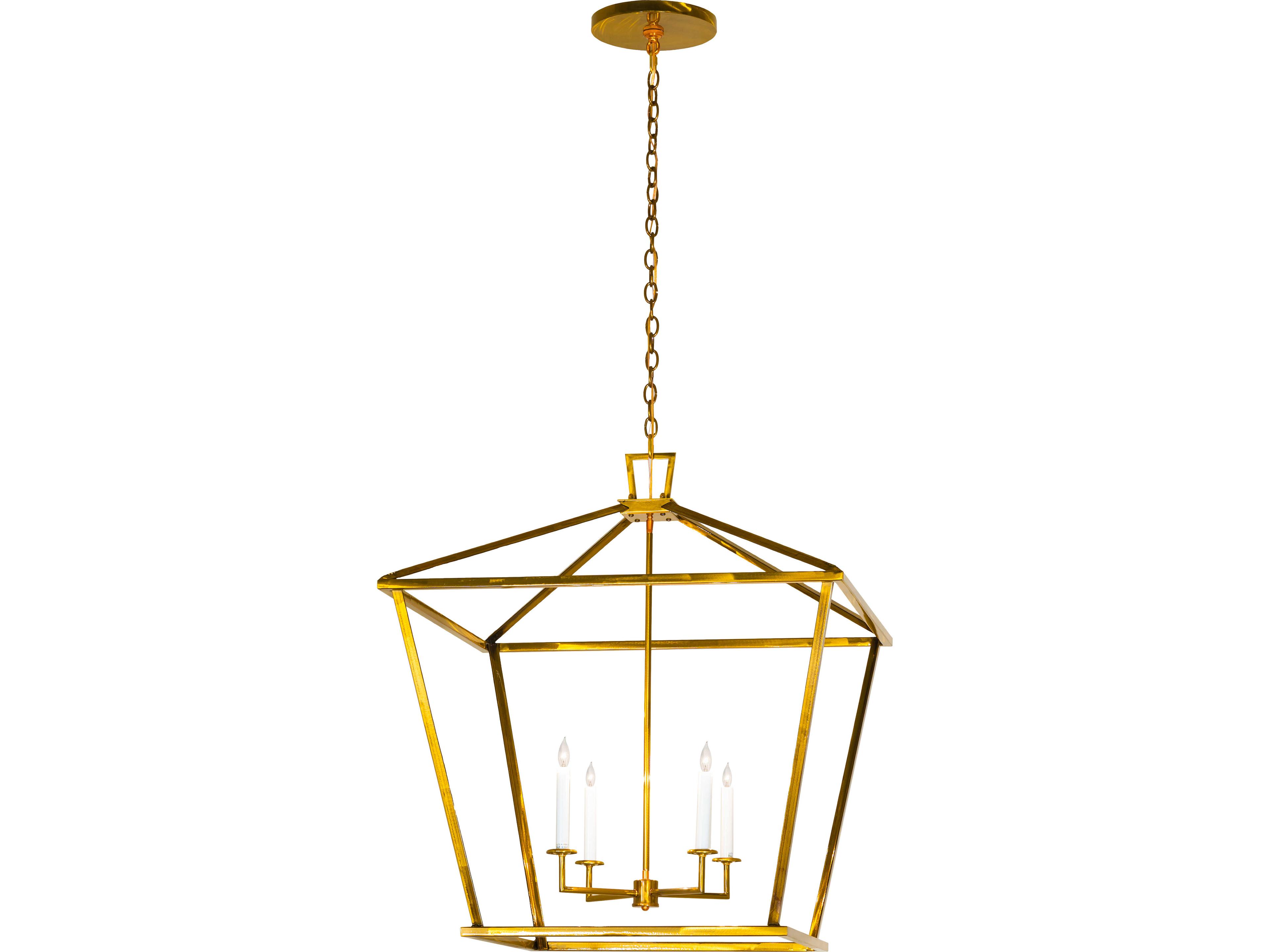 Meyda Kitzi 4-Light Transparent Gold Pendant