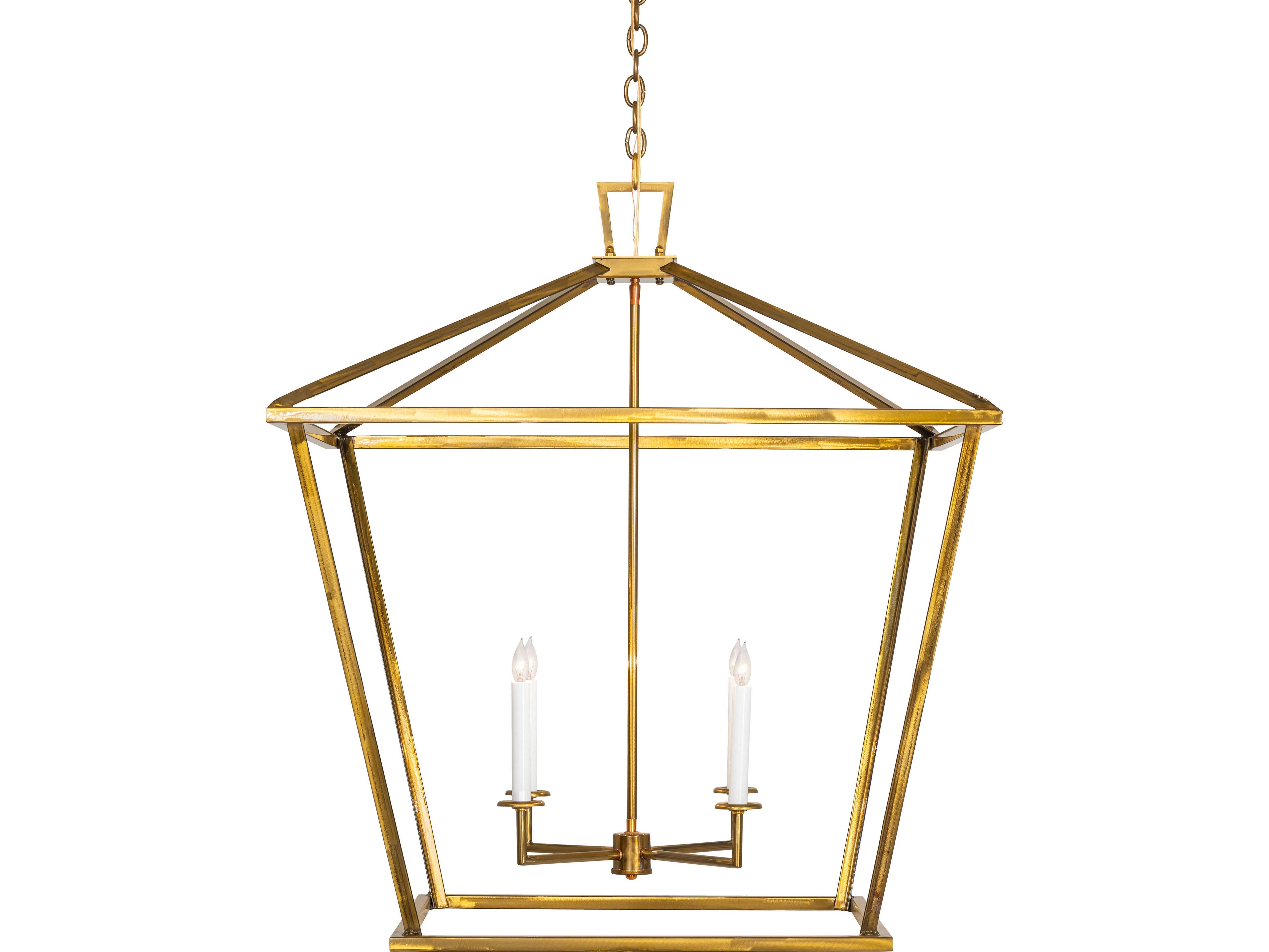 Meyda Kitzi 4-Light Transparent Gold Pendant