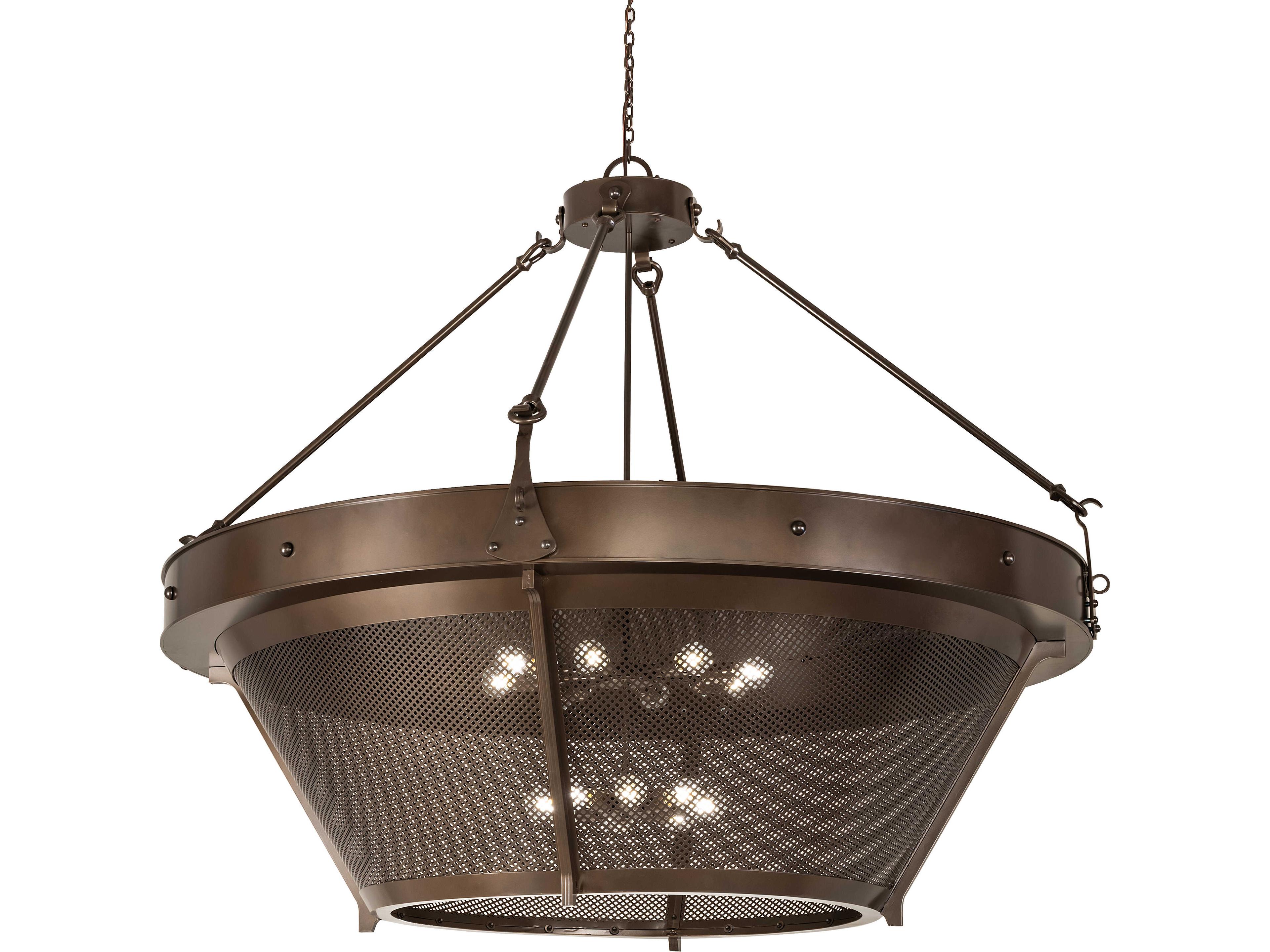 Nehring 16-Light Brown Bronze Traditional Pendant