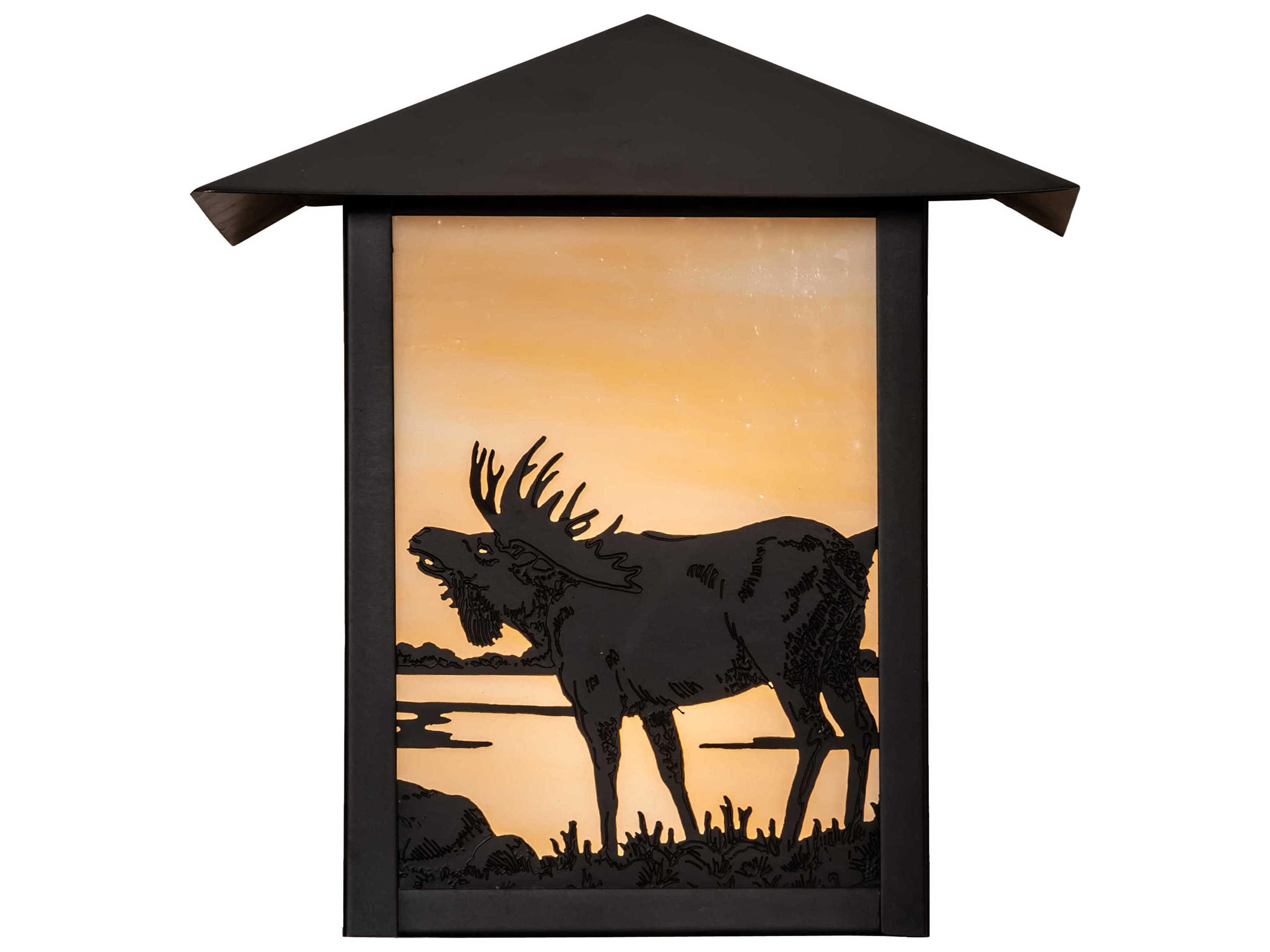 Meyda Seneca 1 - Light Glass Rustic Lodge Outdoor Wall Light