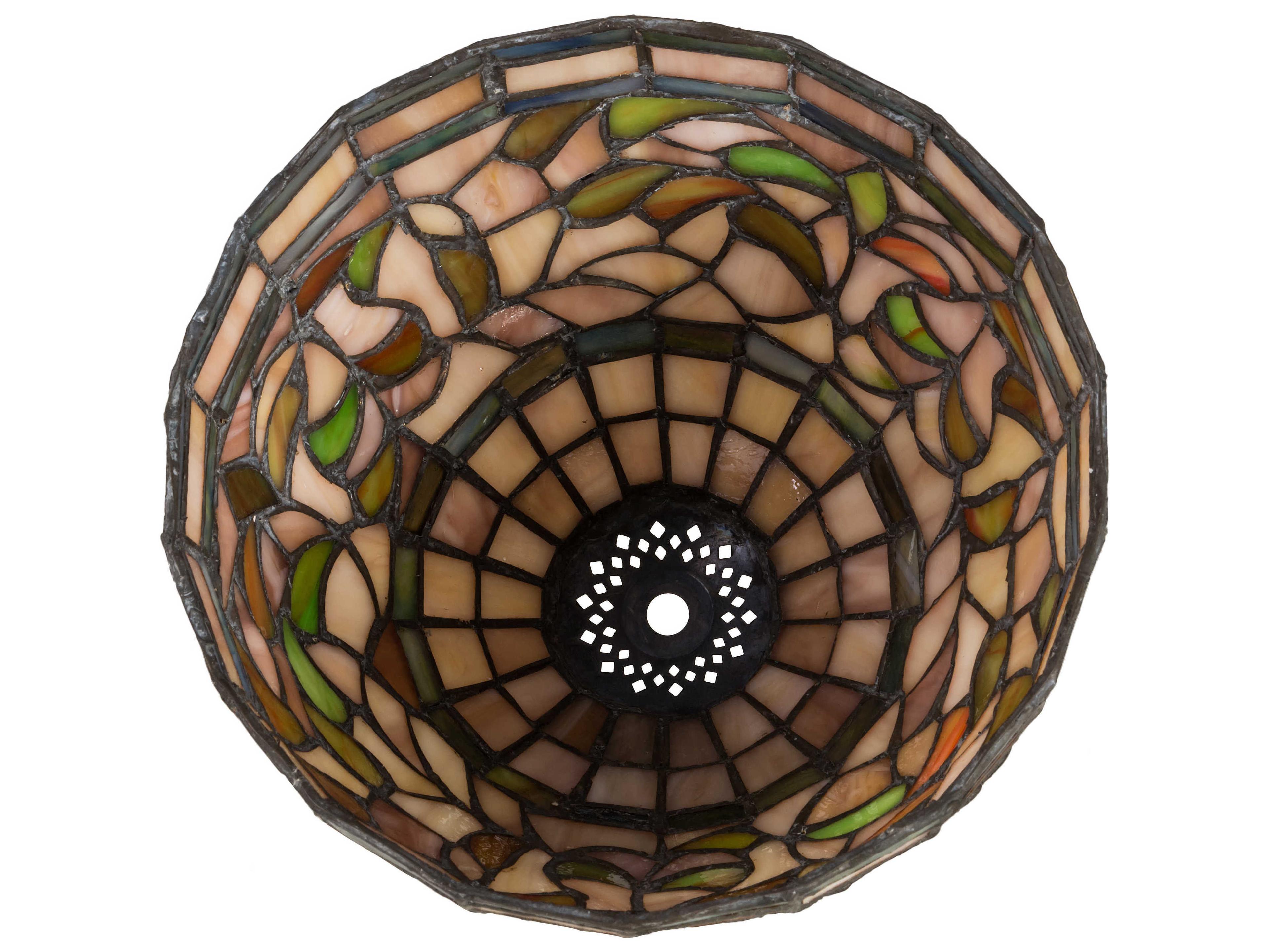 Meyda Tiffany Turning Leaf Pink / Mauve 8" Shade