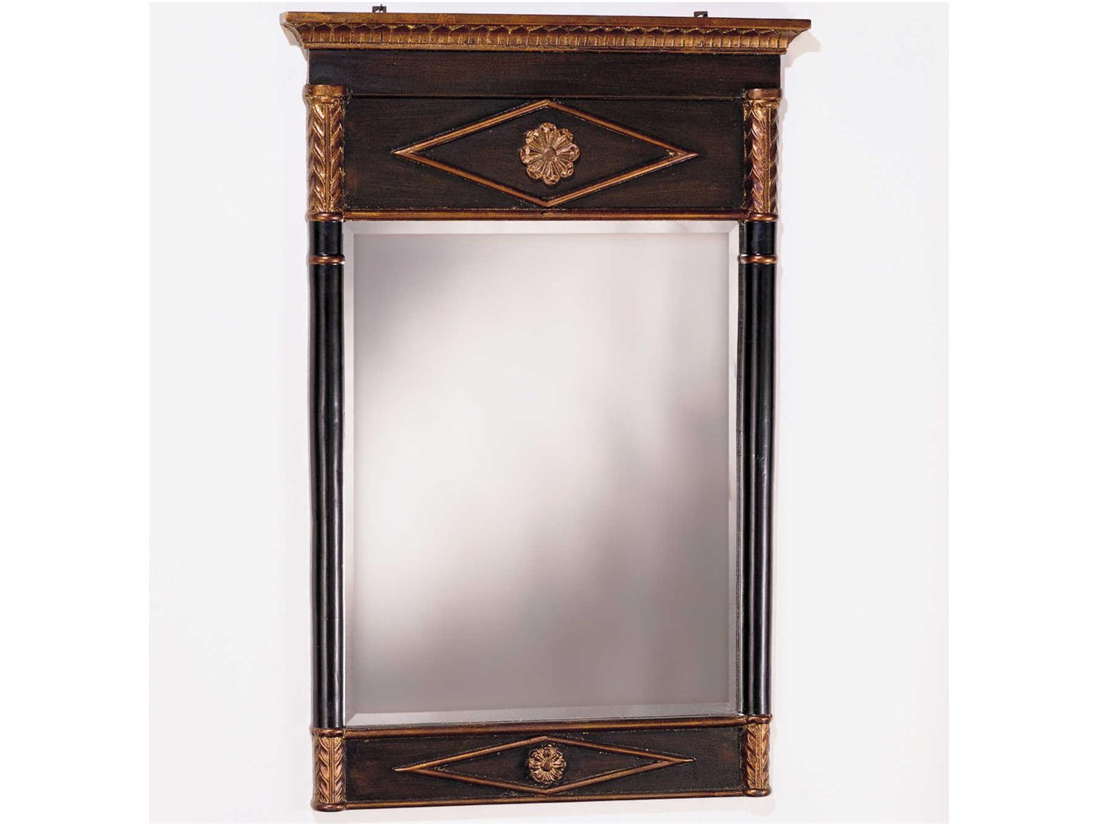 Empire Dark Brown Beveled Wall Mirror