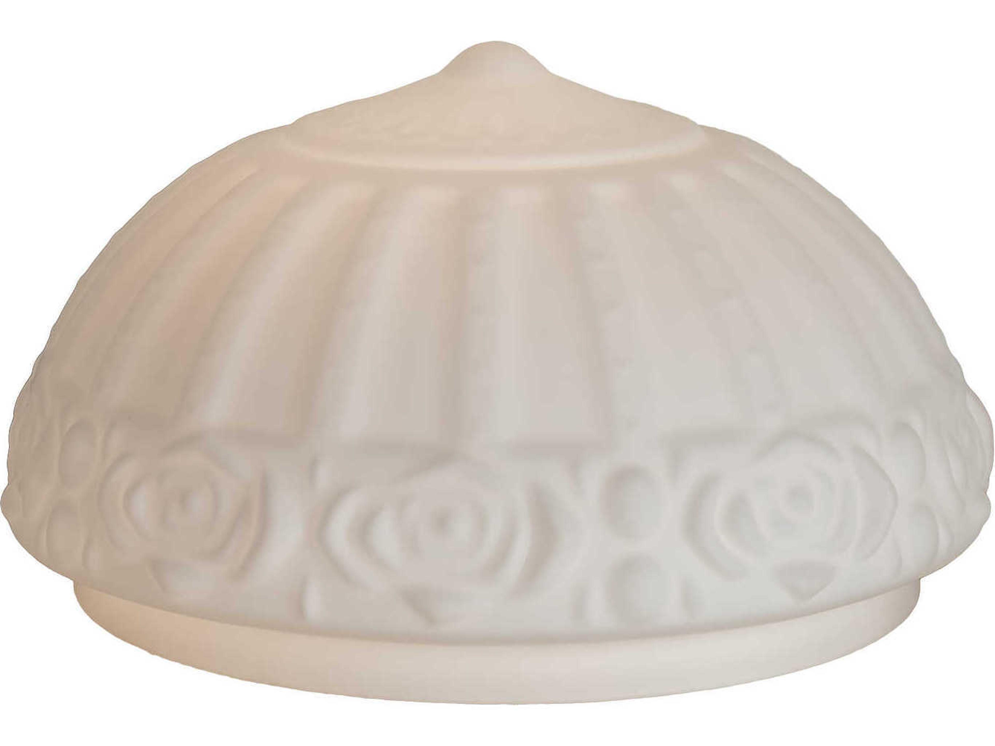 Meyda White 13" Puffy Rose Shade