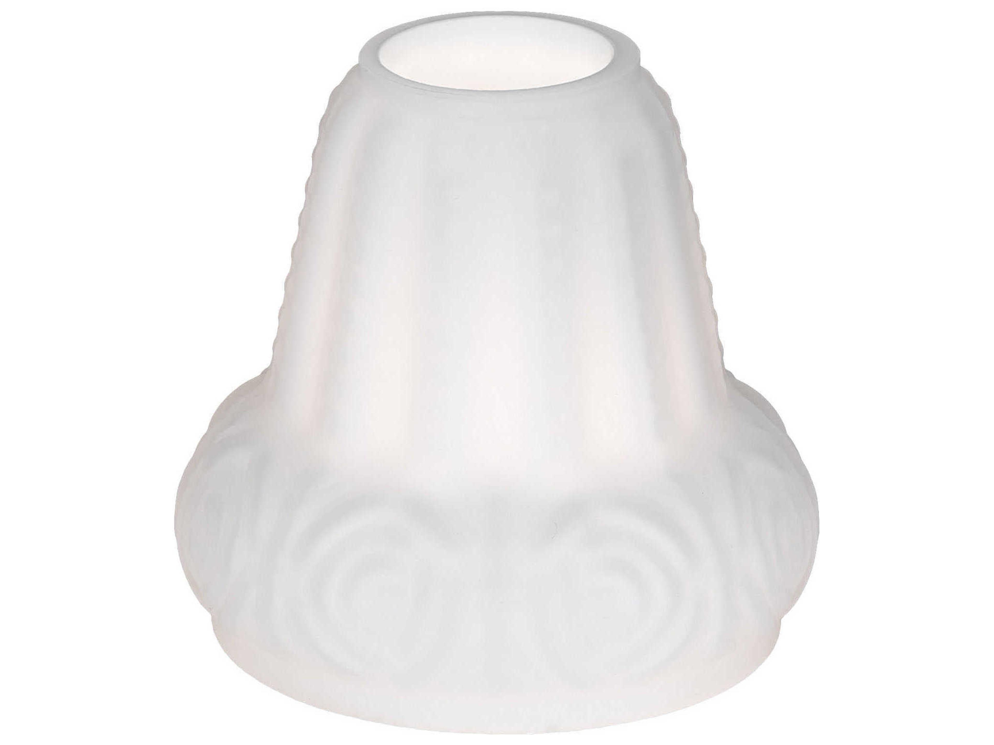 White 5" Puffy Rose Shade