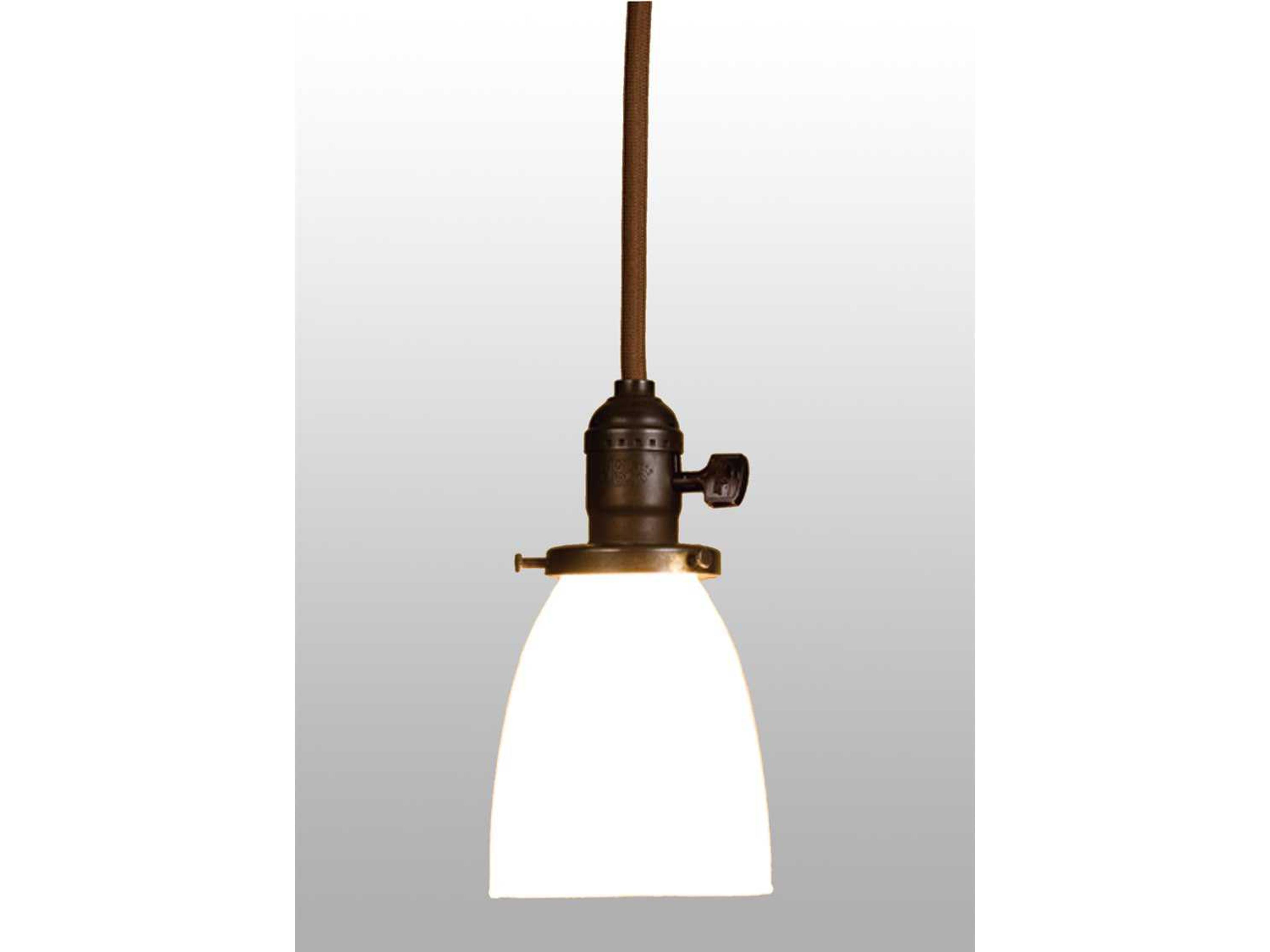 Revival 1-Light Brown Traditional Mini Pendant