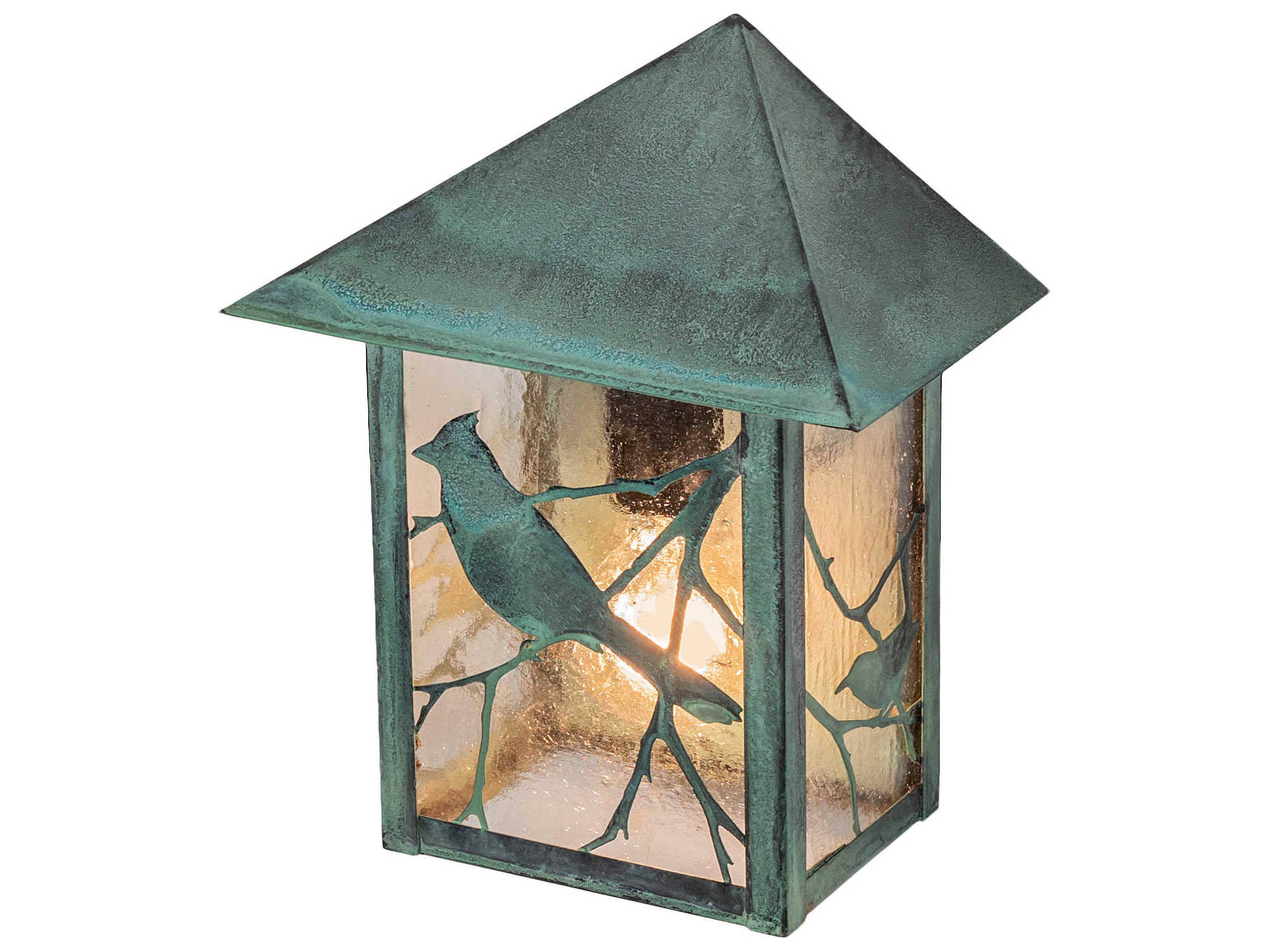 Meyda Seneca Song Bird 1 - Light Glass Outdoor Wall Light