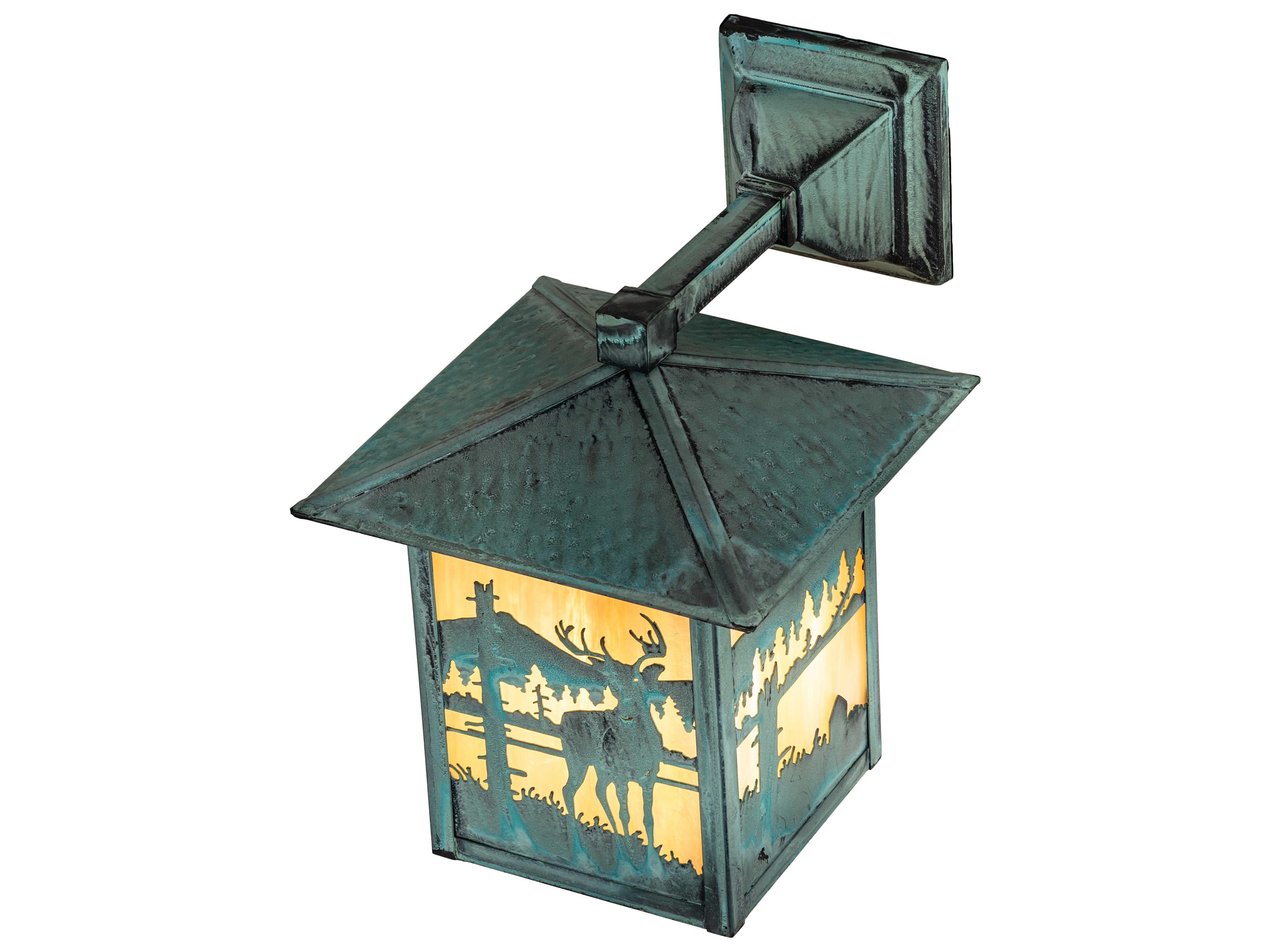 Meyda Seneca 1 - Light Glass Outdoor Wall Light