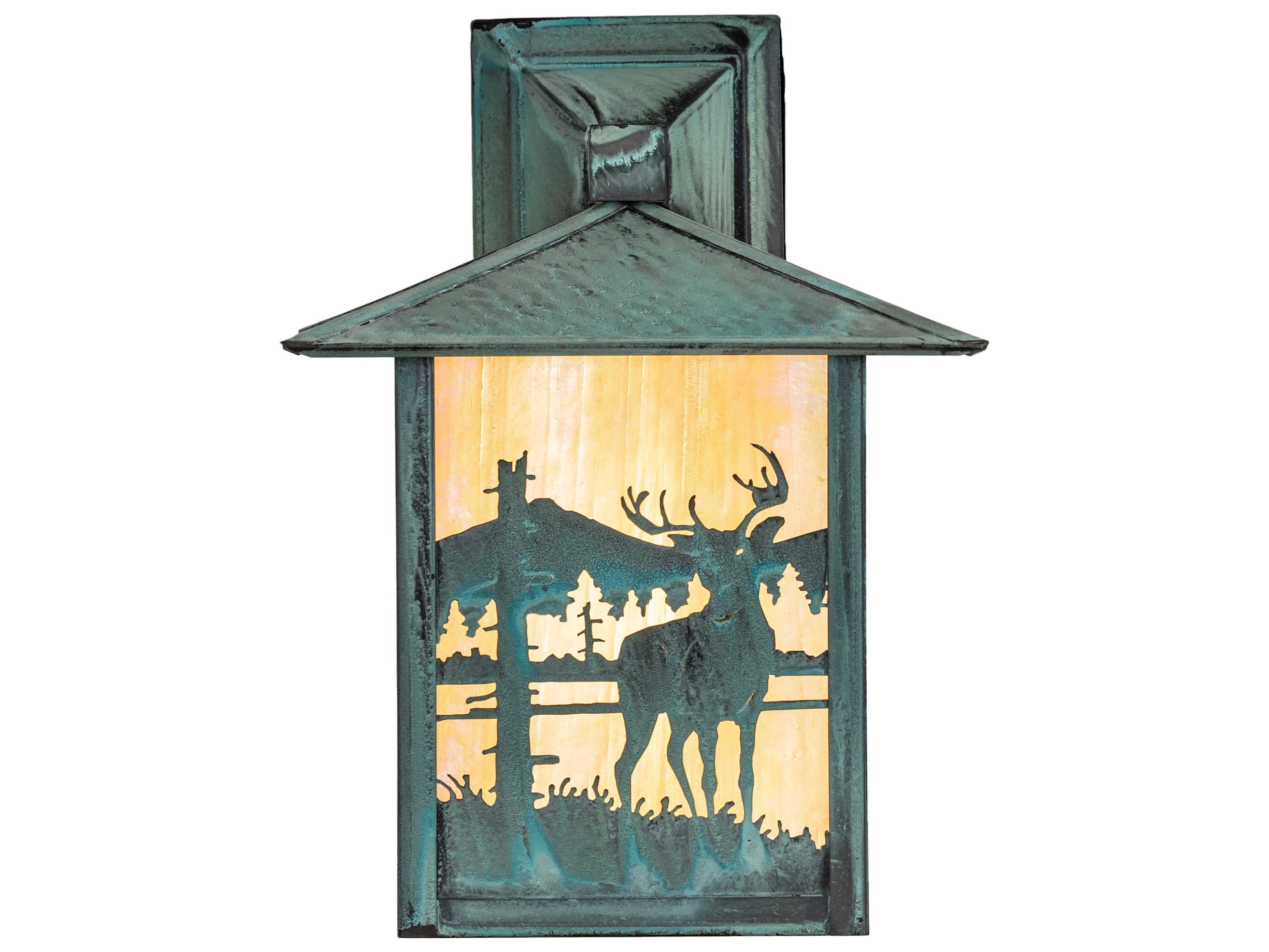 Meyda Seneca 1 - Light Glass Outdoor Wall Light