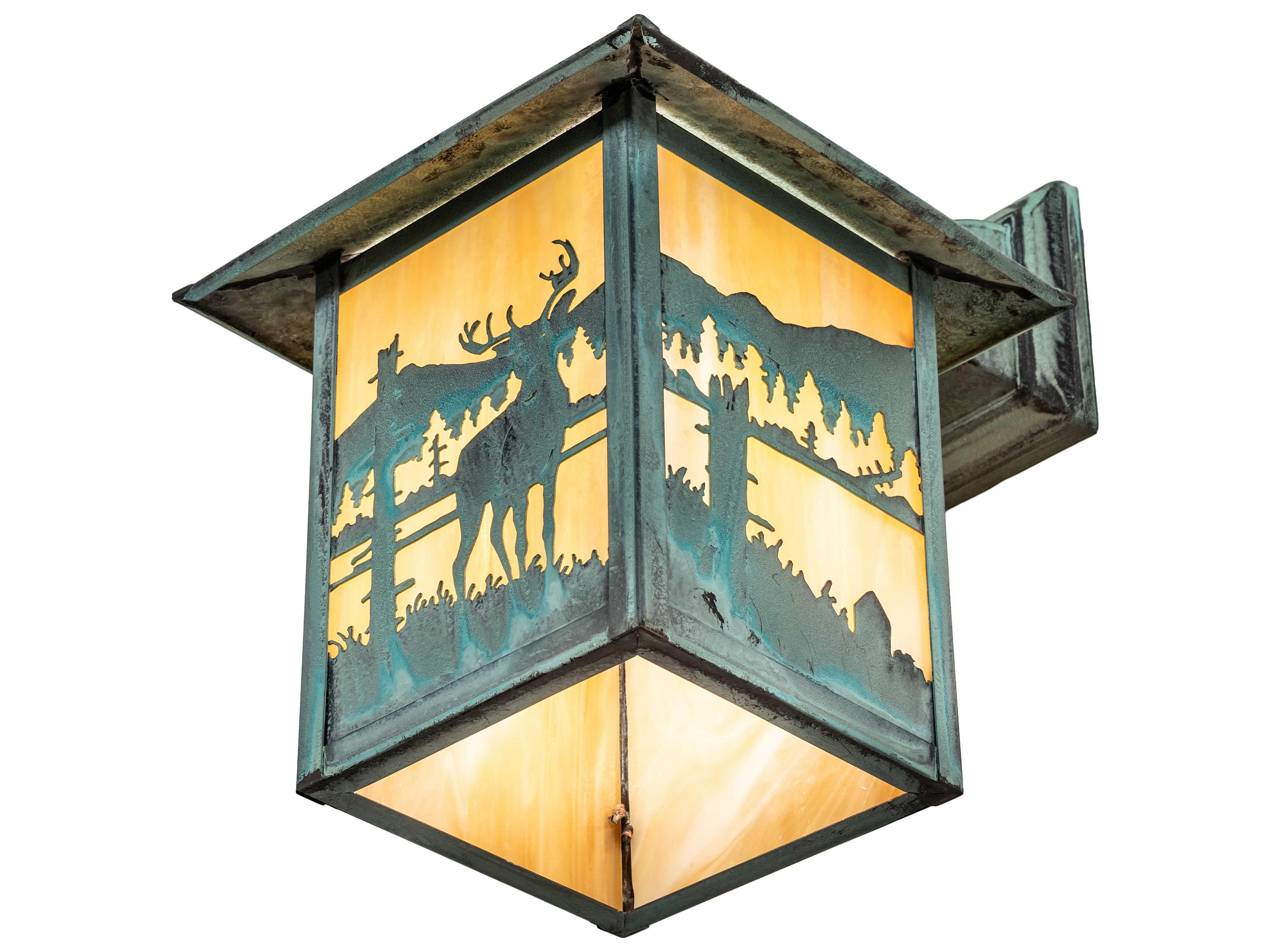 Meyda Seneca 1 - Light Glass Outdoor Wall Light