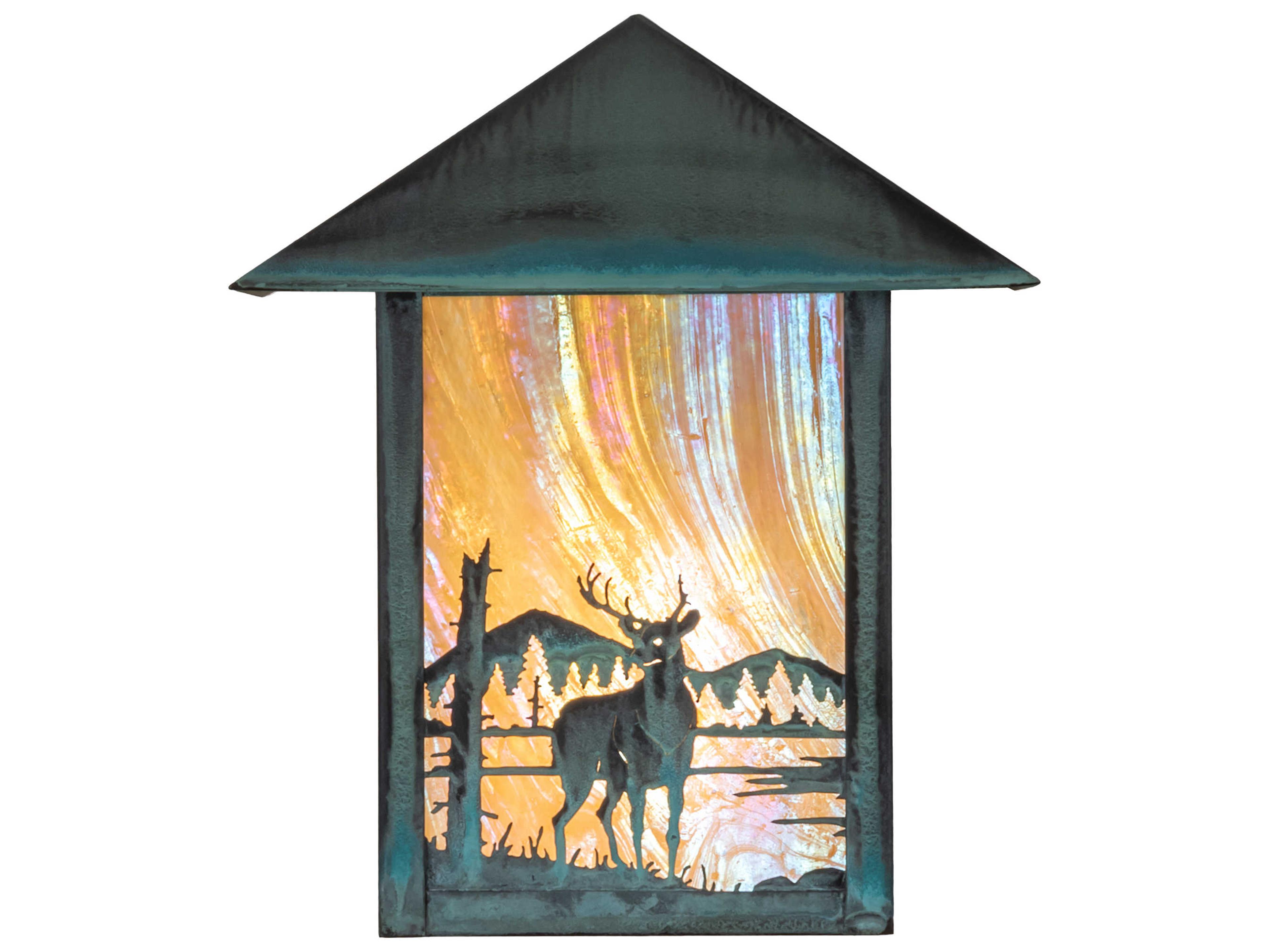 Meyda Seneca 1 - Light Glass Outdoor Wall Light