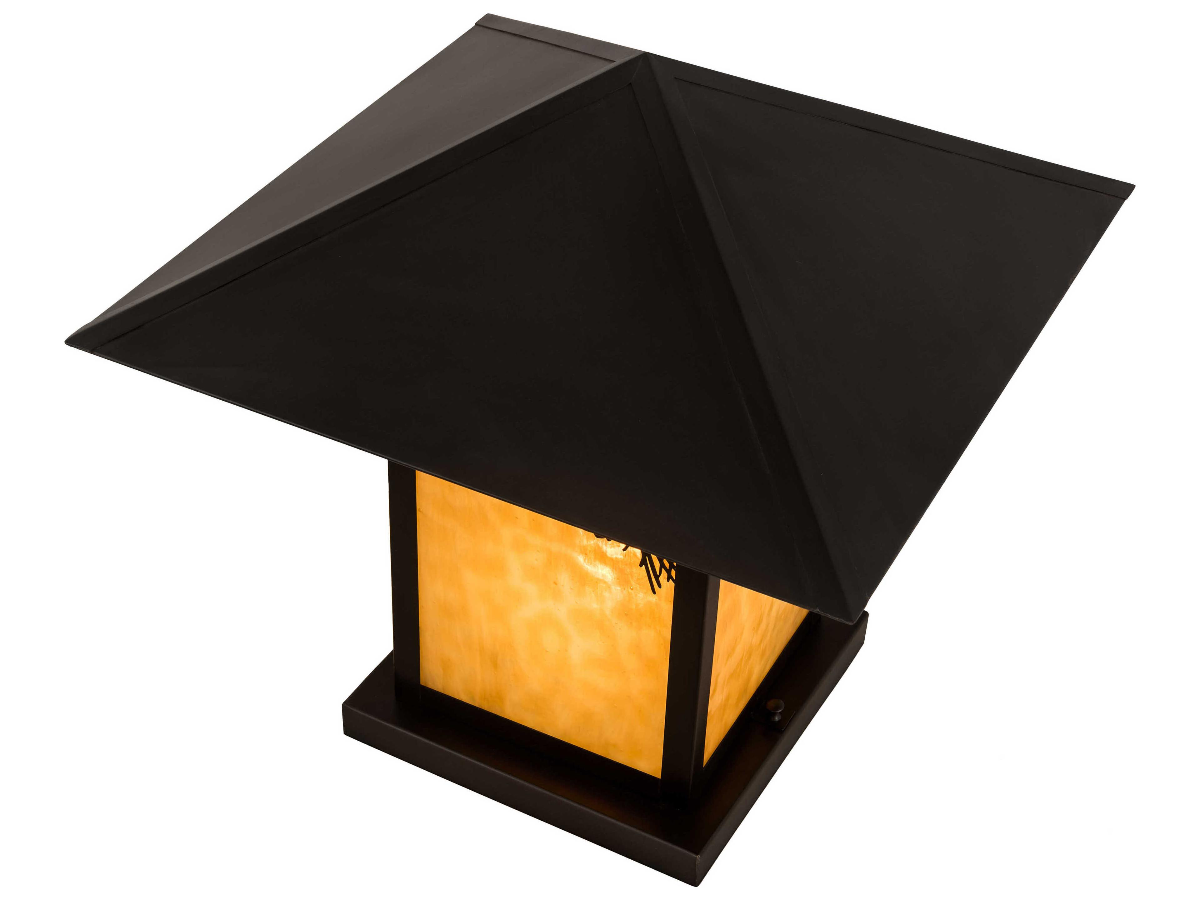 Meyda Seneca Winter Pine 1 - Light Glass Outdoor Pier