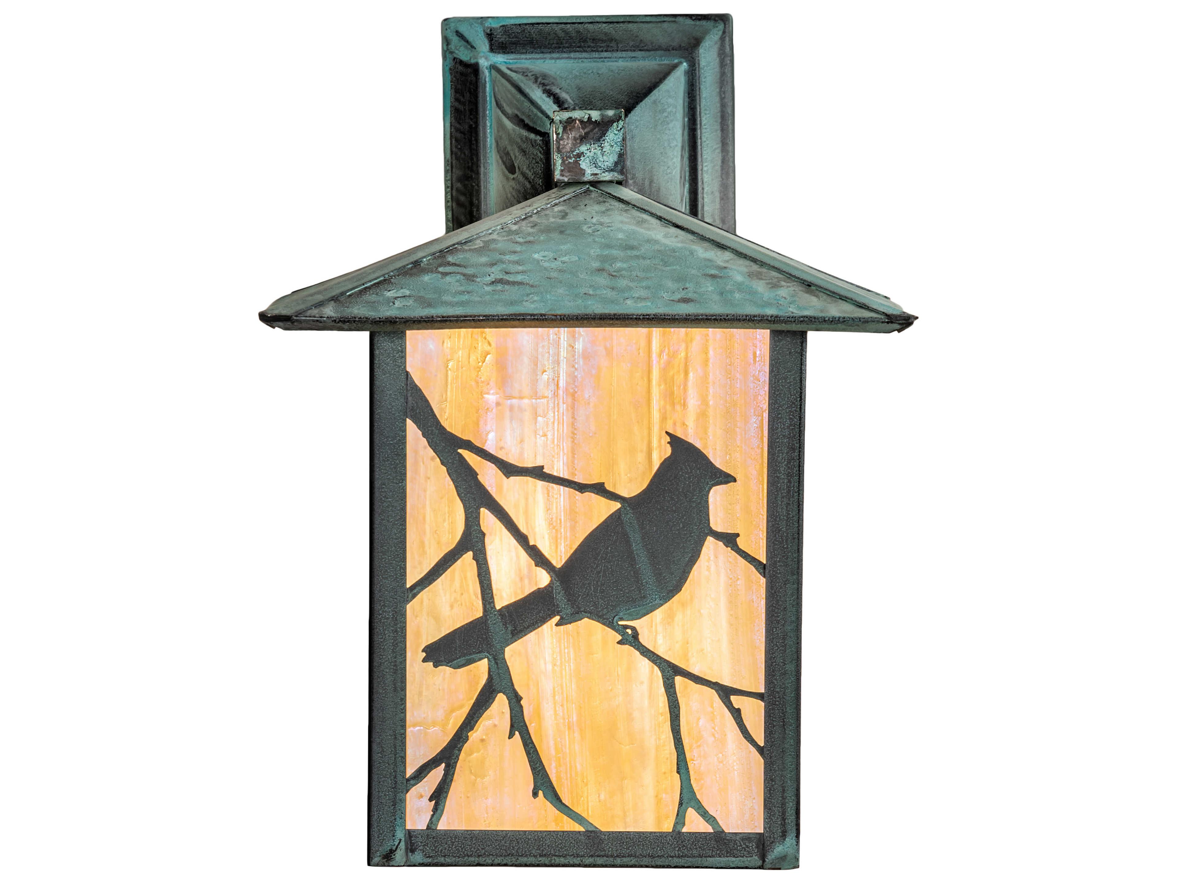 Meyda Seneca 1 - Light Glass Outdoor Wall Light