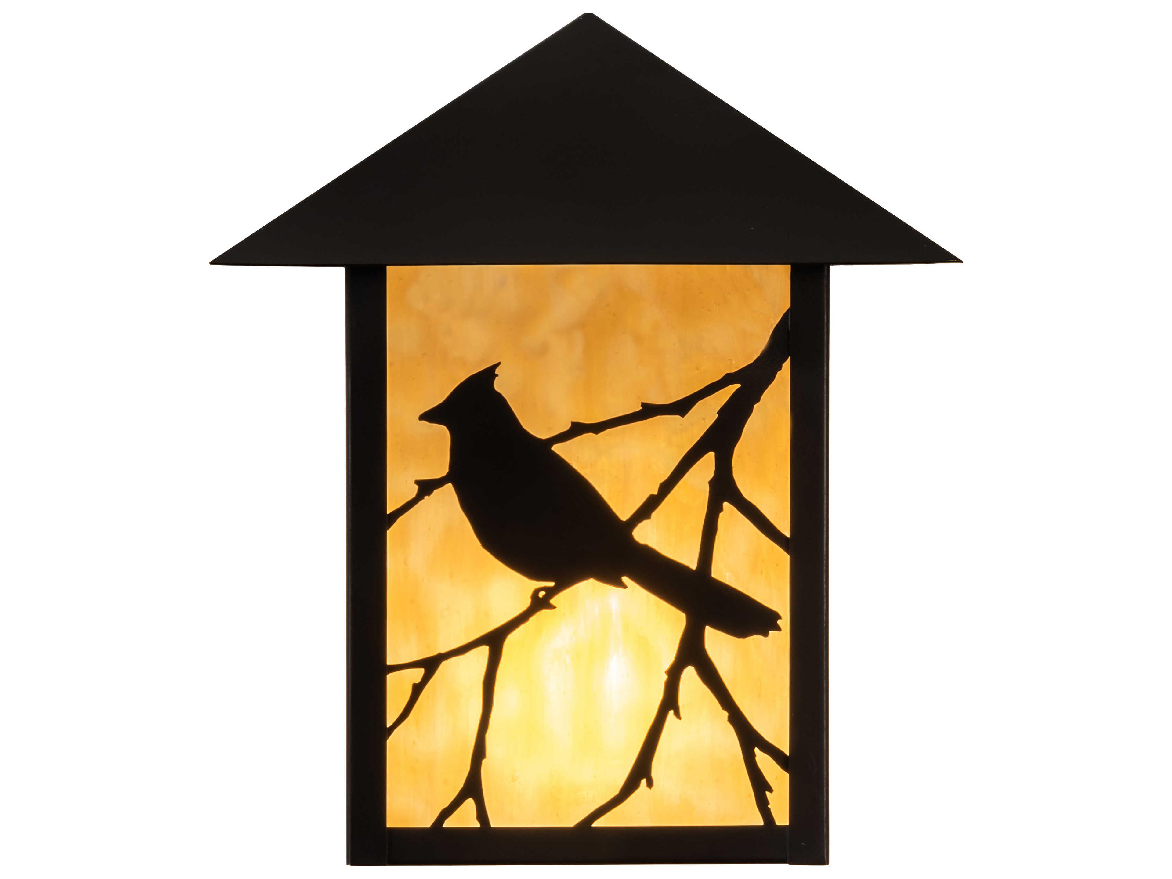 Meyda Seneca Song Bird 1 - Light Glass Outdoor Wall Light