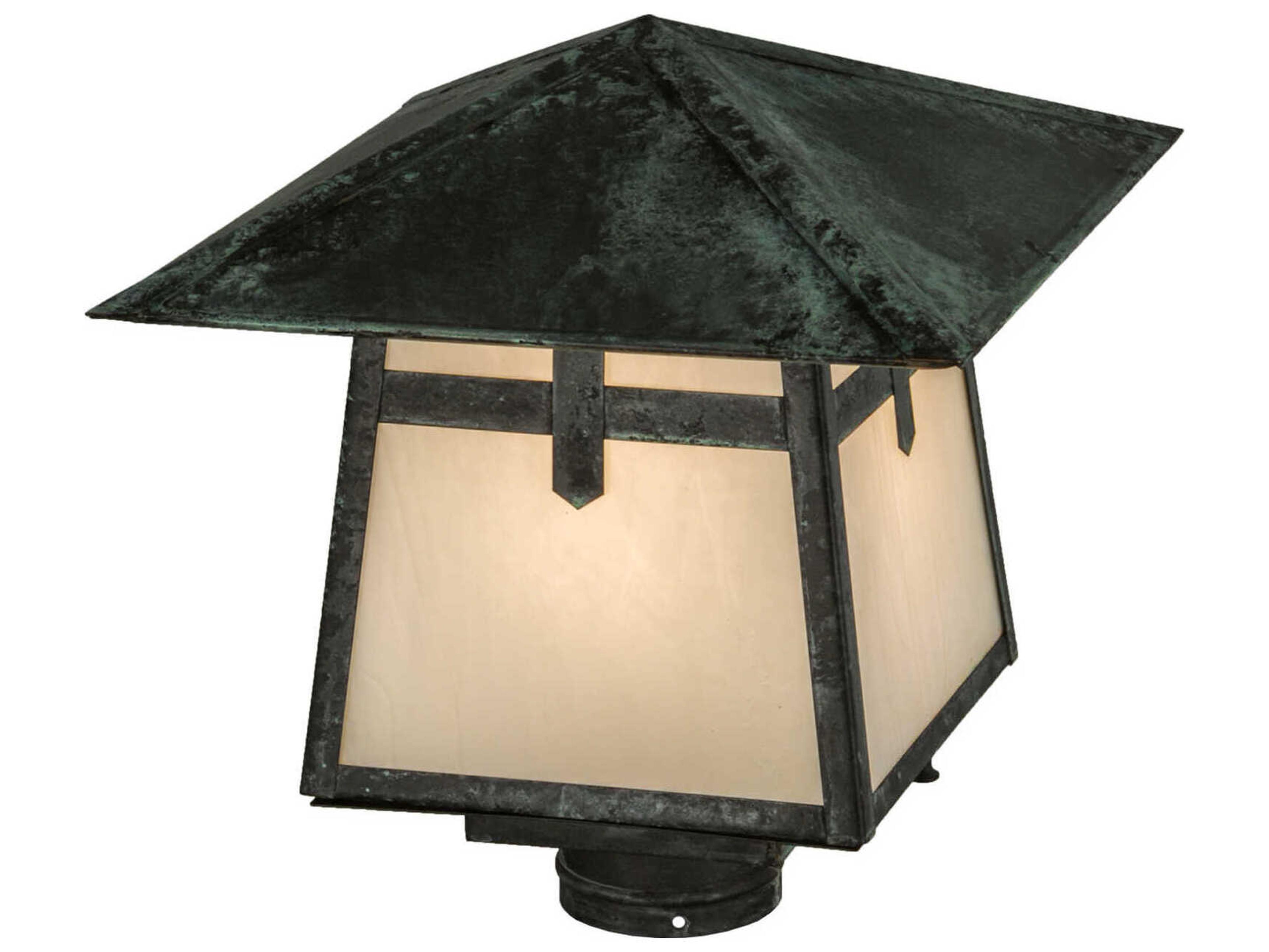Meyda Stillwater Cross Mission 1 - Light Outdoor Post Light