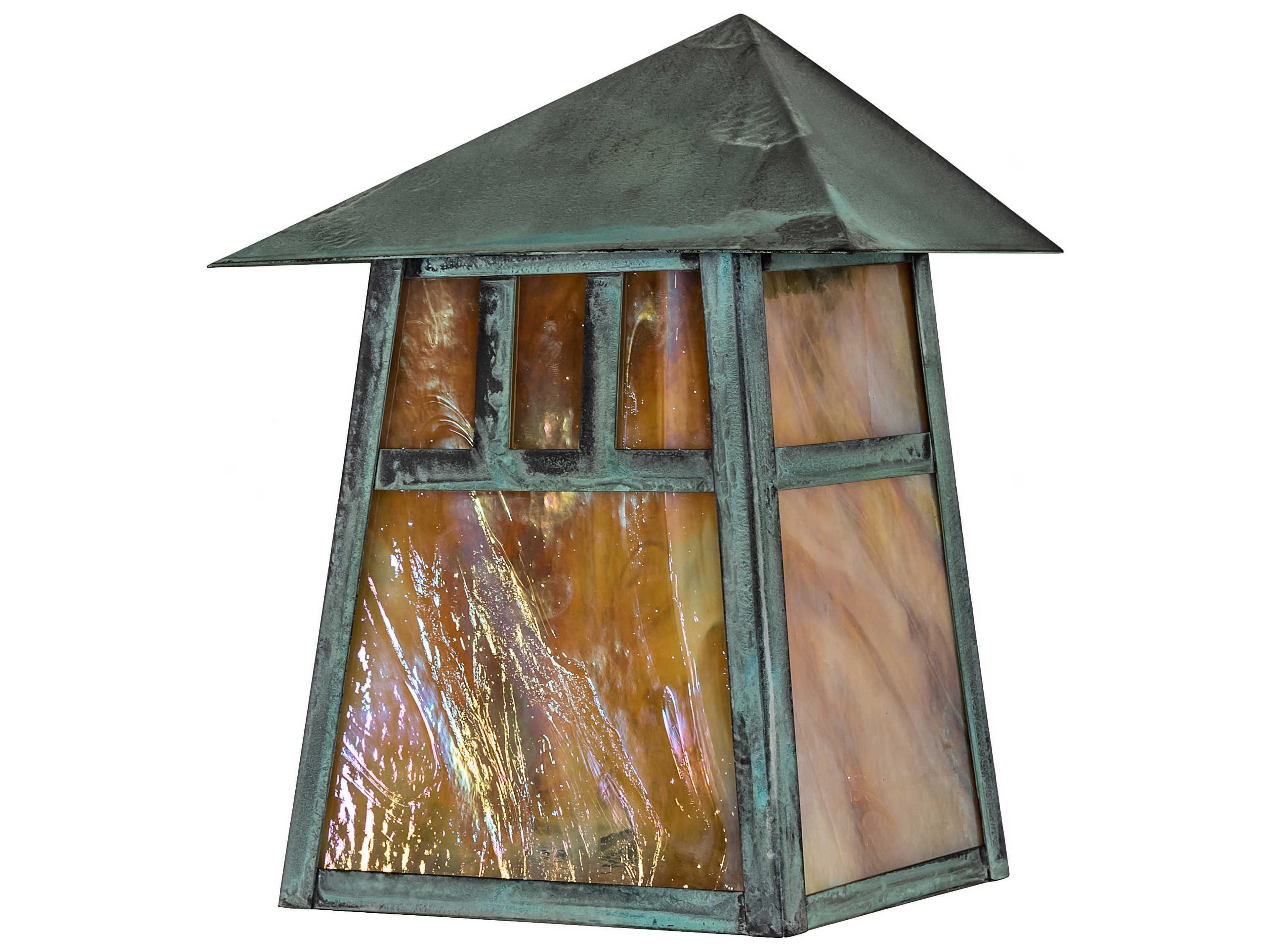 Meyda Stillwater Double Bar Mission 1 - Light Glass Outdoor Wall Light
