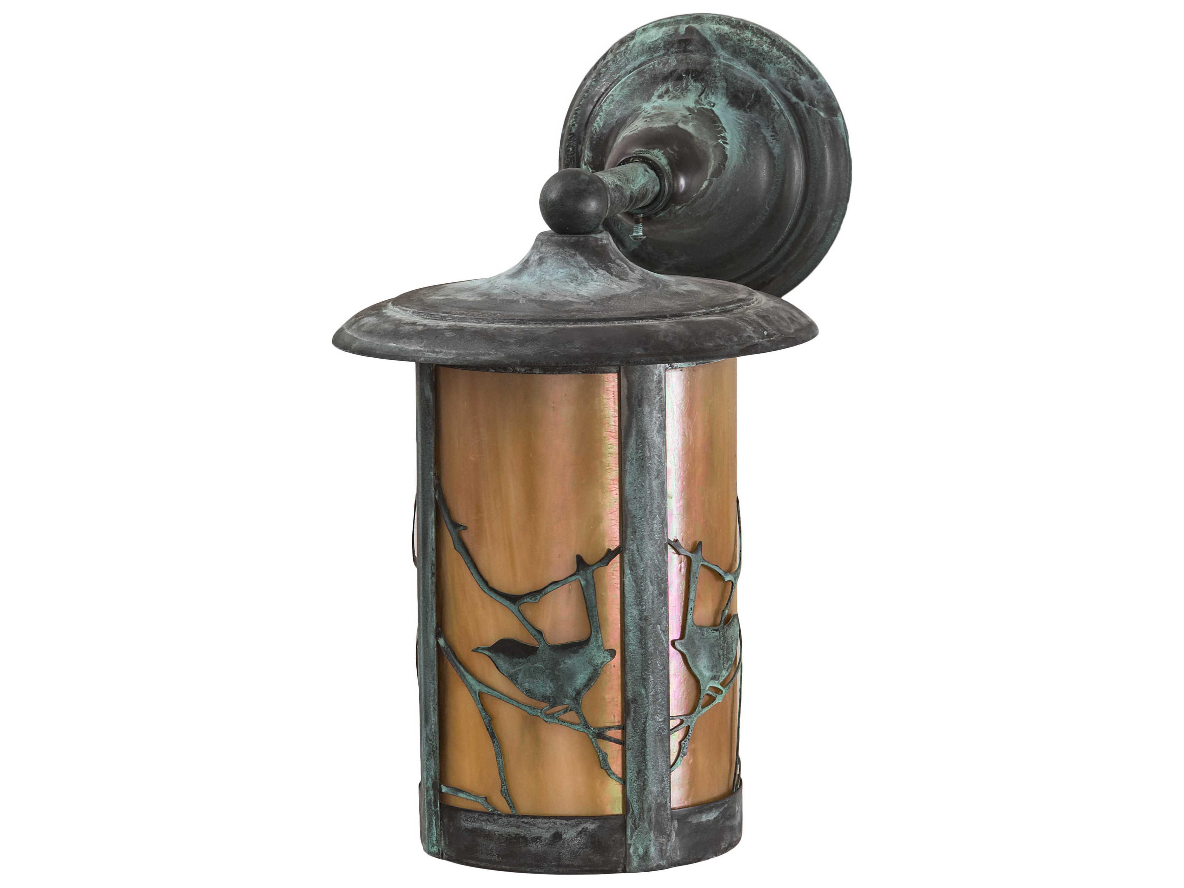 Meyda Fulton 1 - Light Glass Outdoor Wall Light