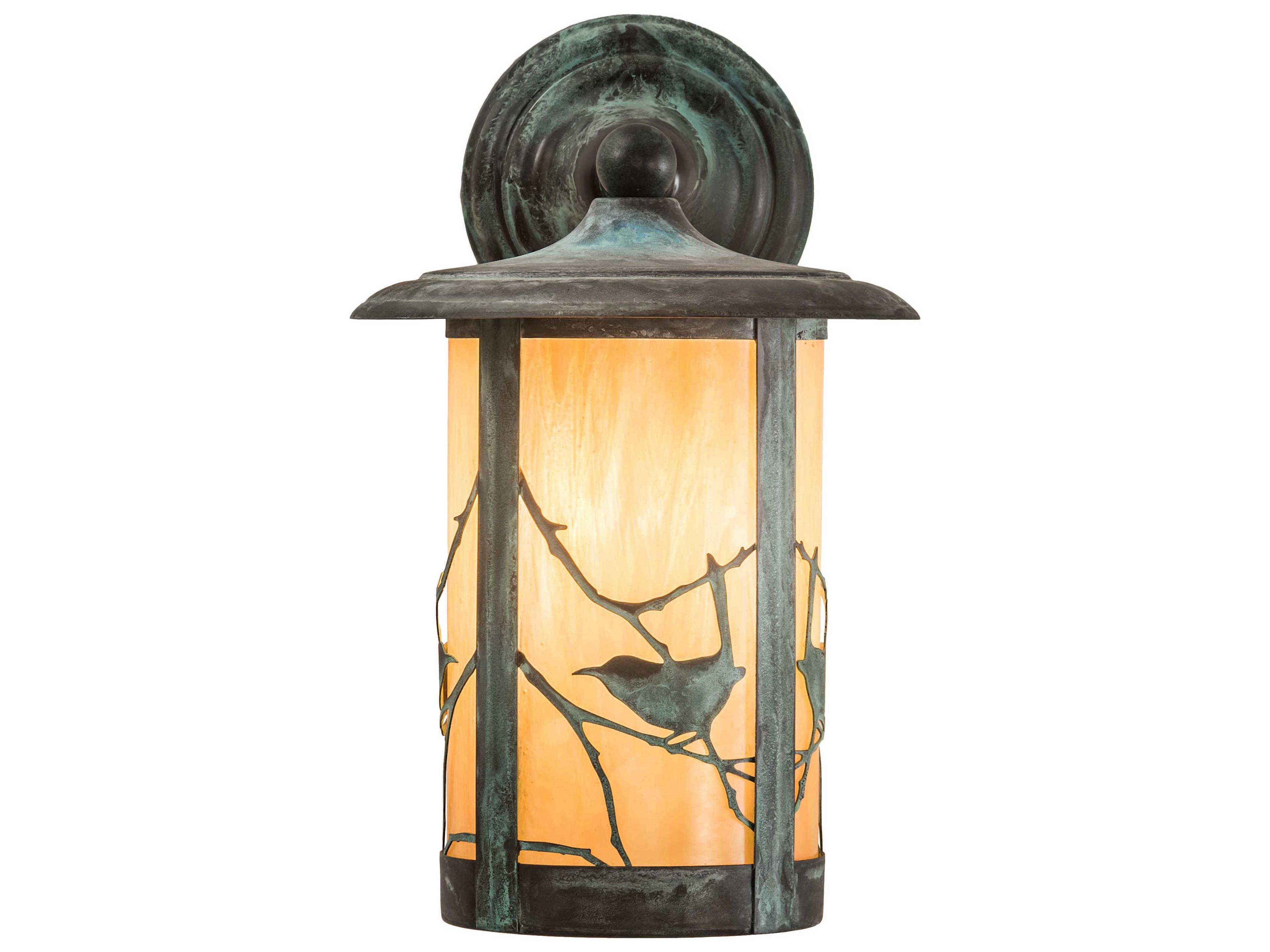 Meyda Fulton 1 - Light Glass Outdoor Wall Light