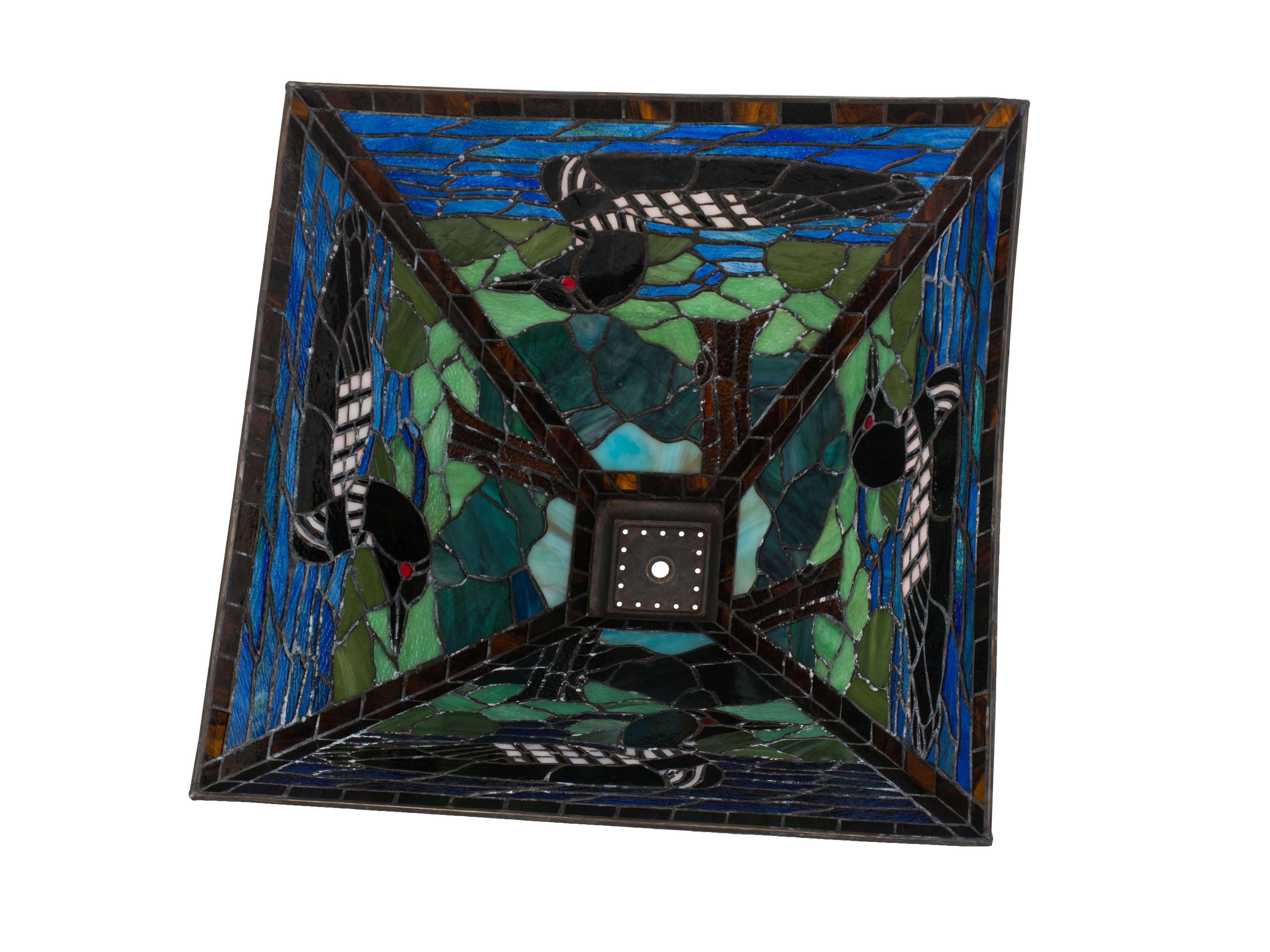 Meyda Loon Lighting Purple and Blue Lodge Shade