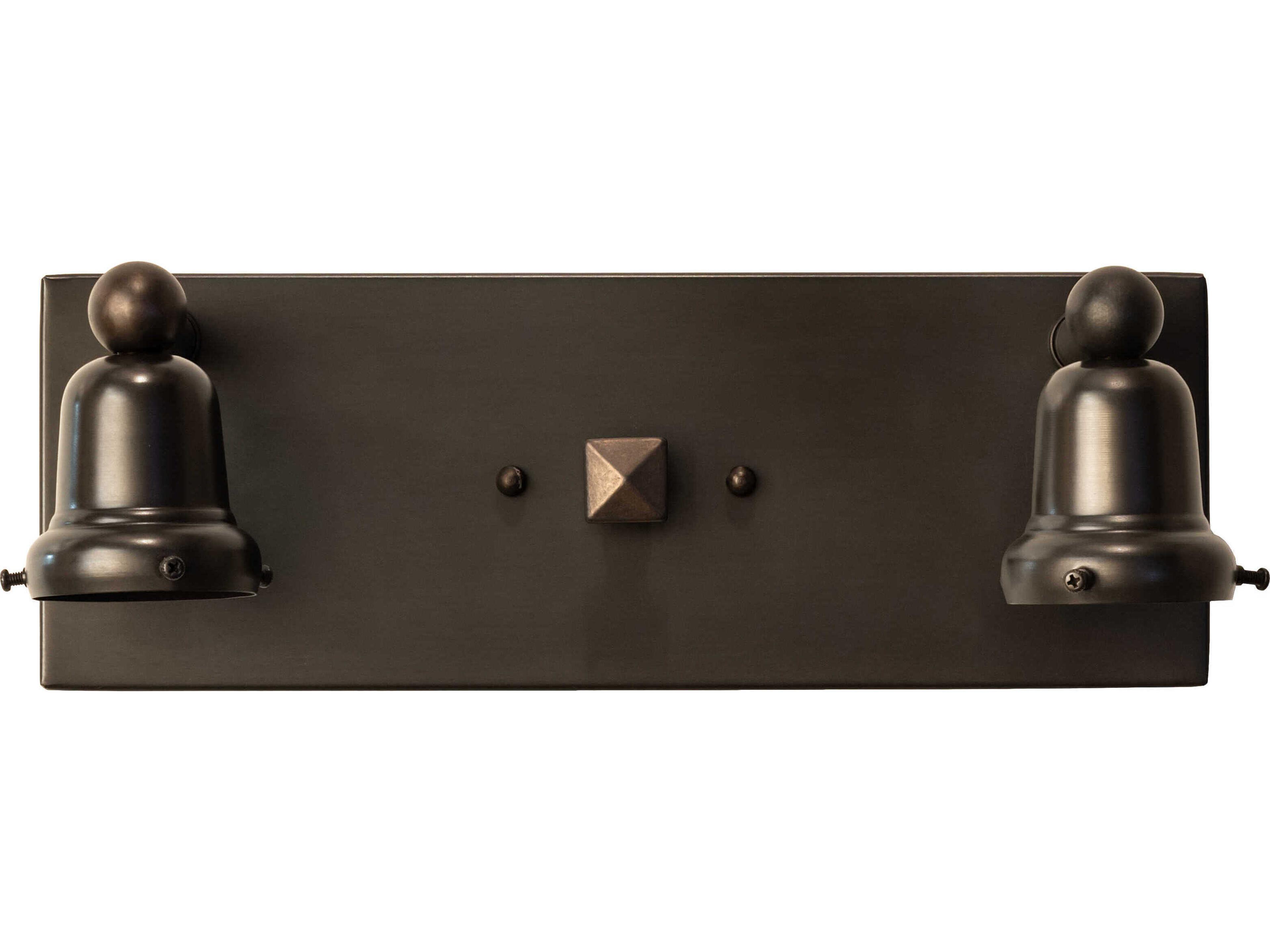 Craftsman Brown Polished Brass Wall Sconce