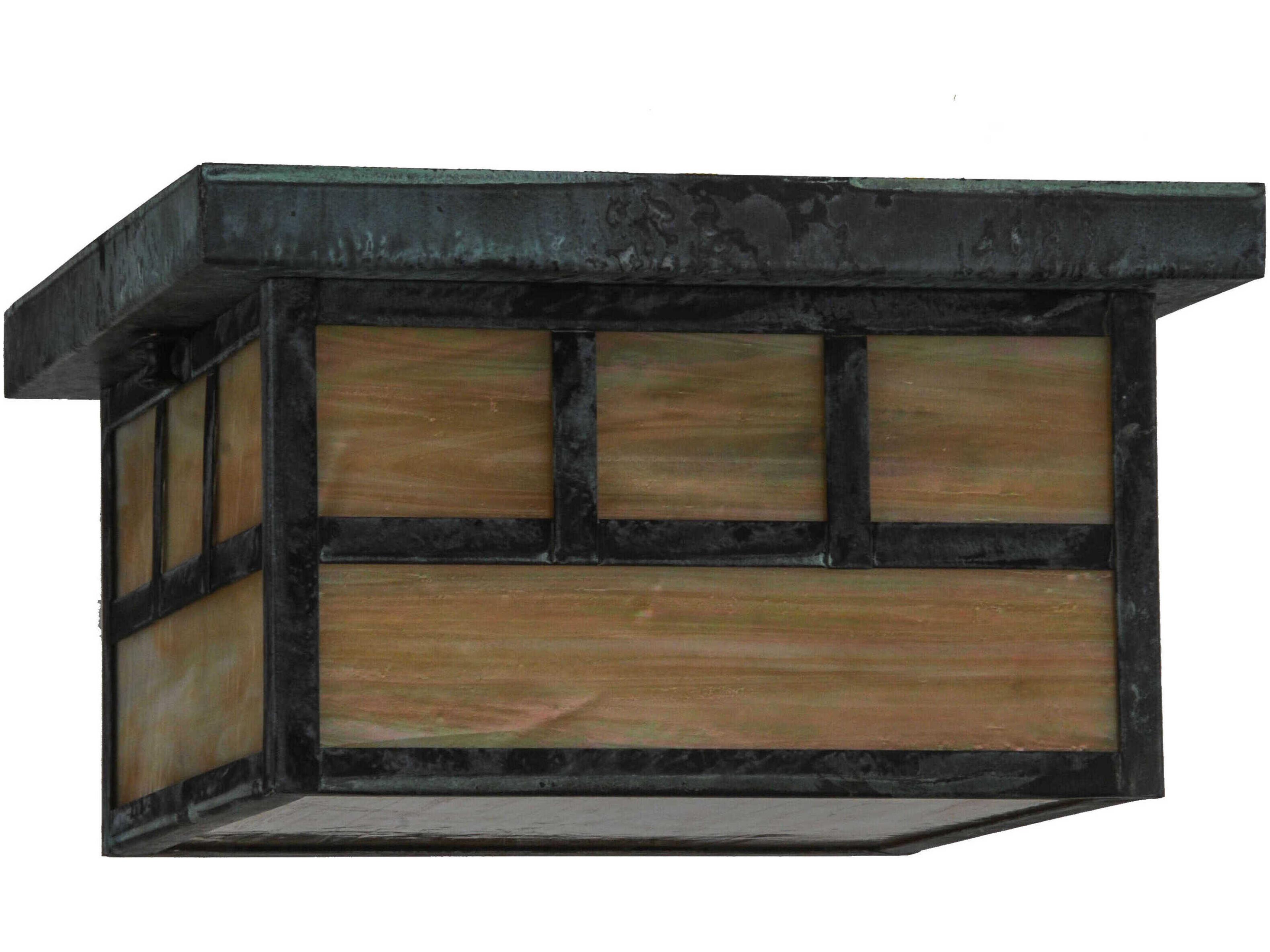 Meyda Hyde Park Double Bar Mission Outdoor Ceiling Light