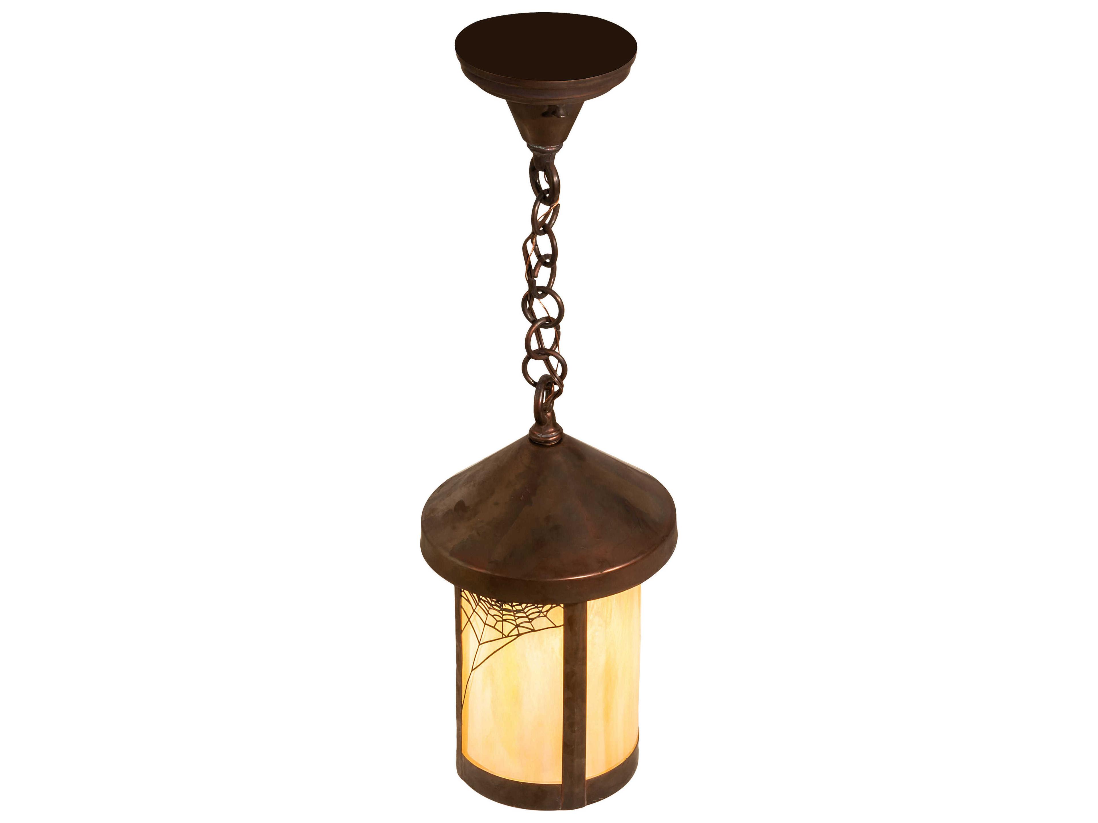 Meyda Fulton 1 - Light Glass Outdoor Hanging Light