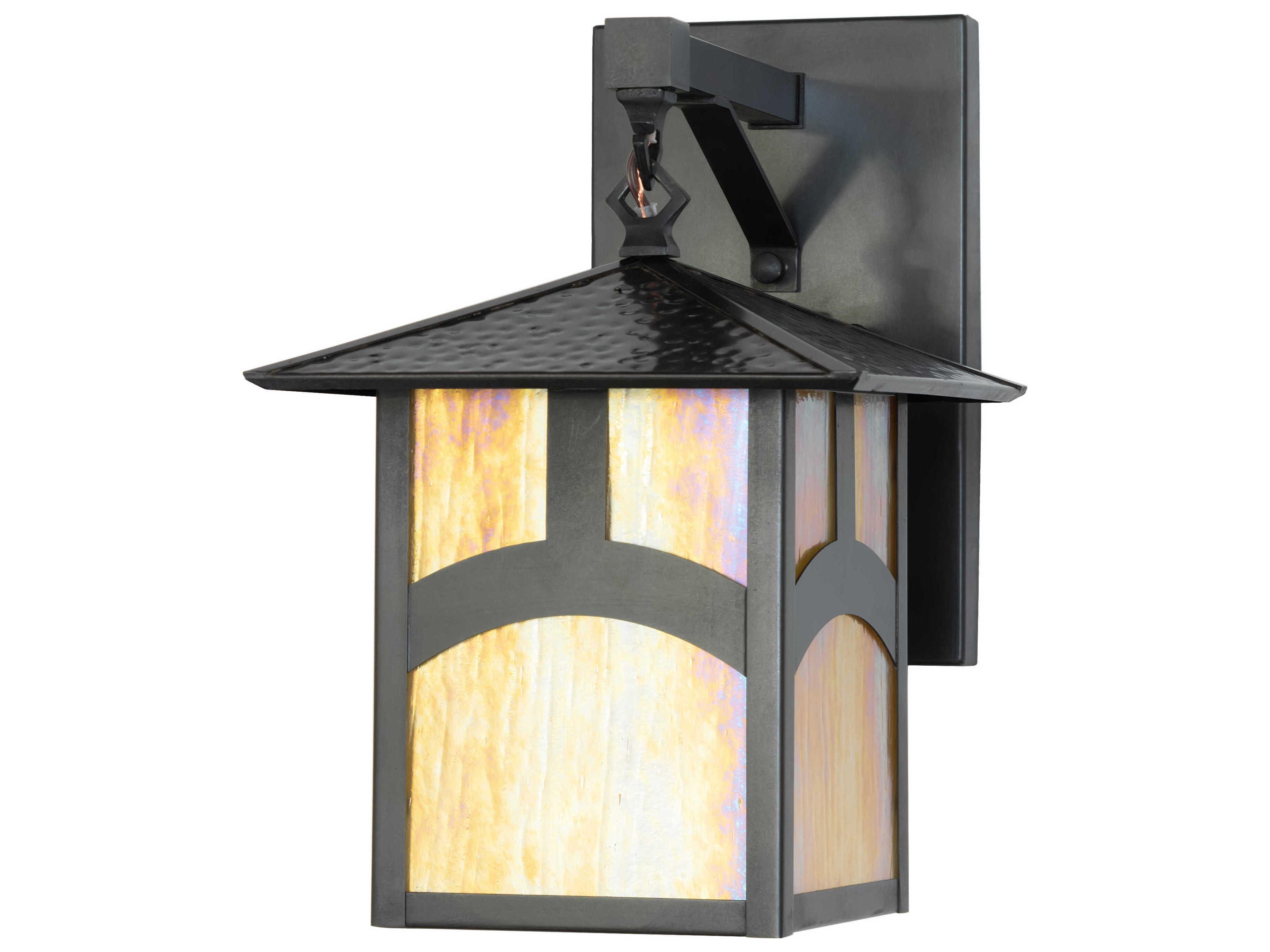 Meyda Seneca 1-Light Craftsman Brown Wall Sconce