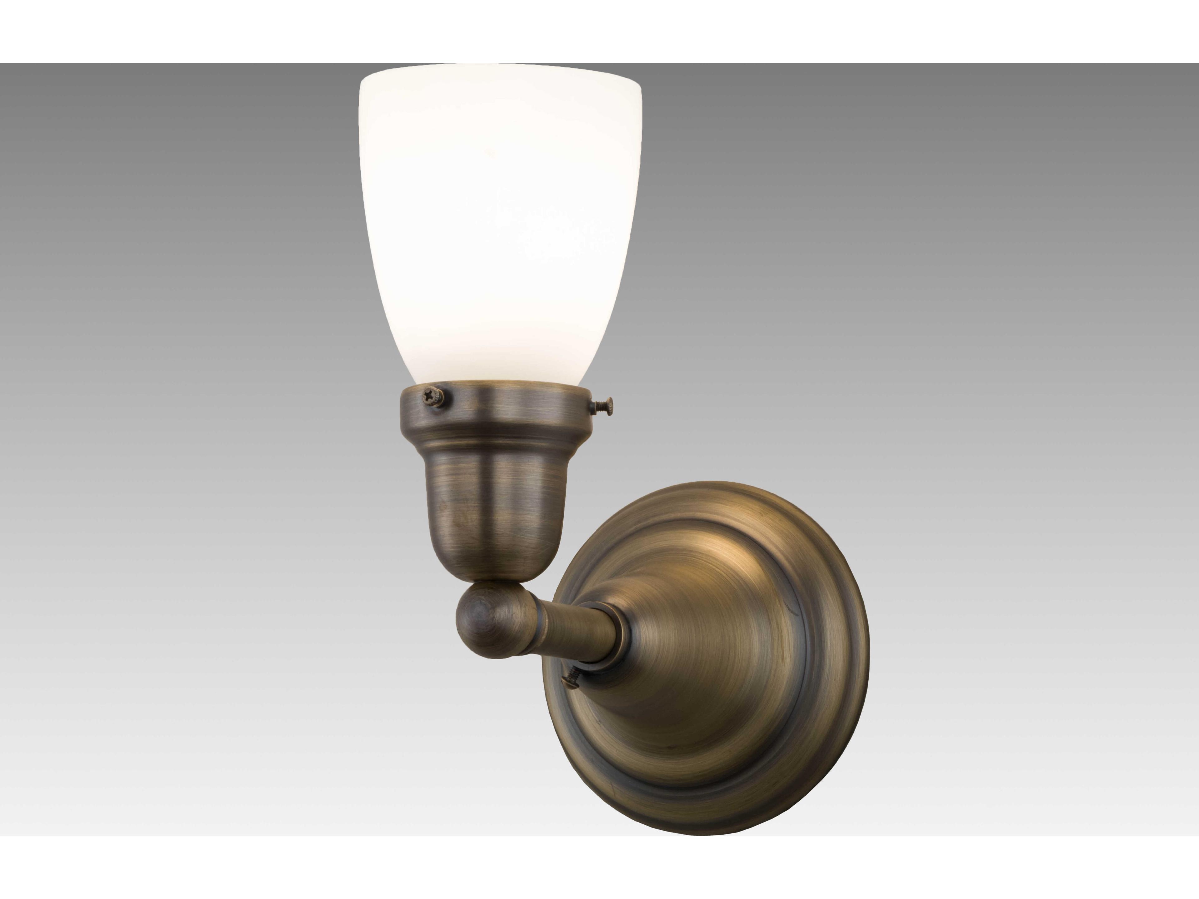 Revival Oyster Bay 1-Light Brass Wall Sconce