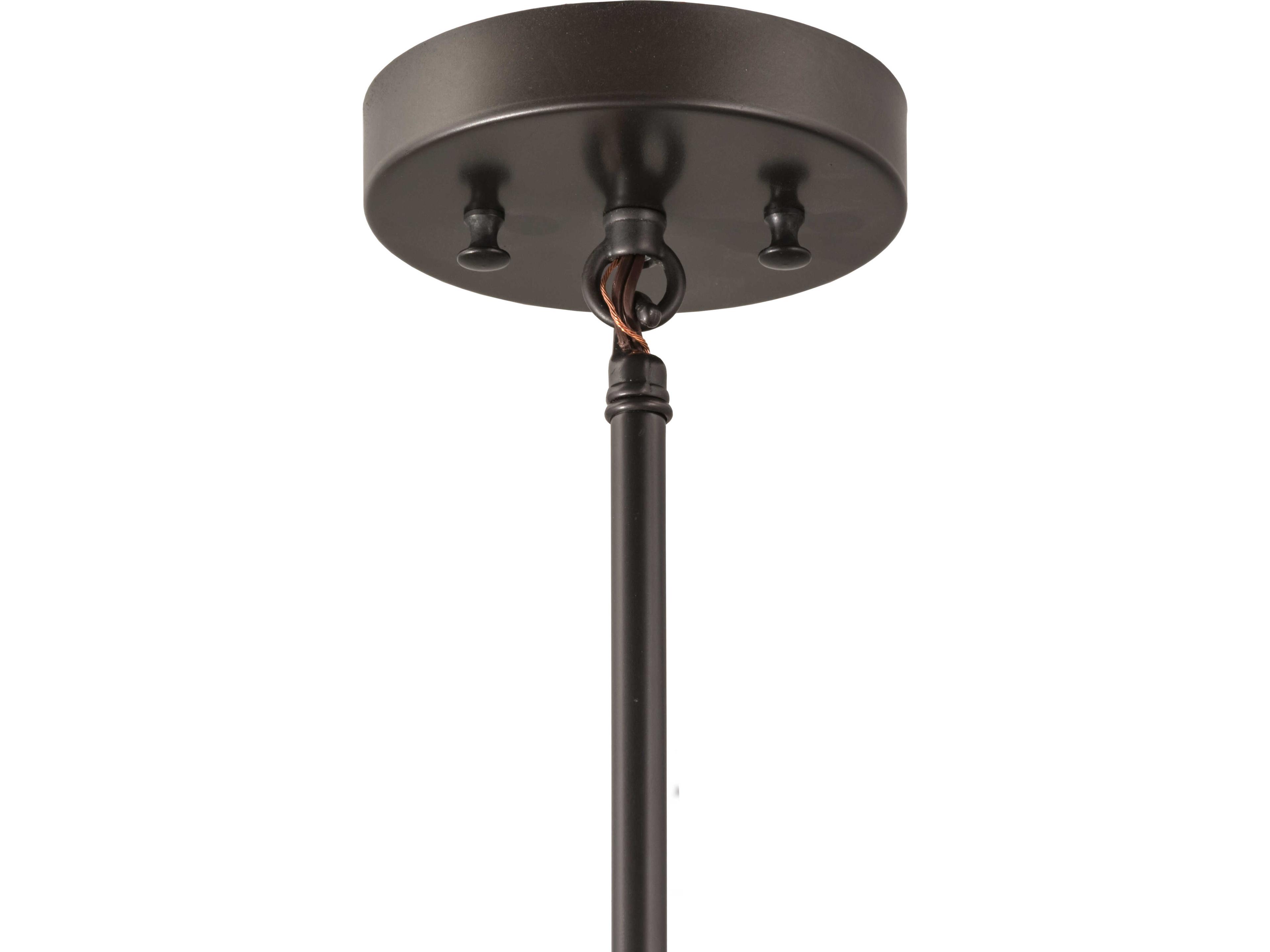 Meyda Revival Oyster Bay 1-Light Brown Traditional Mini Pendant