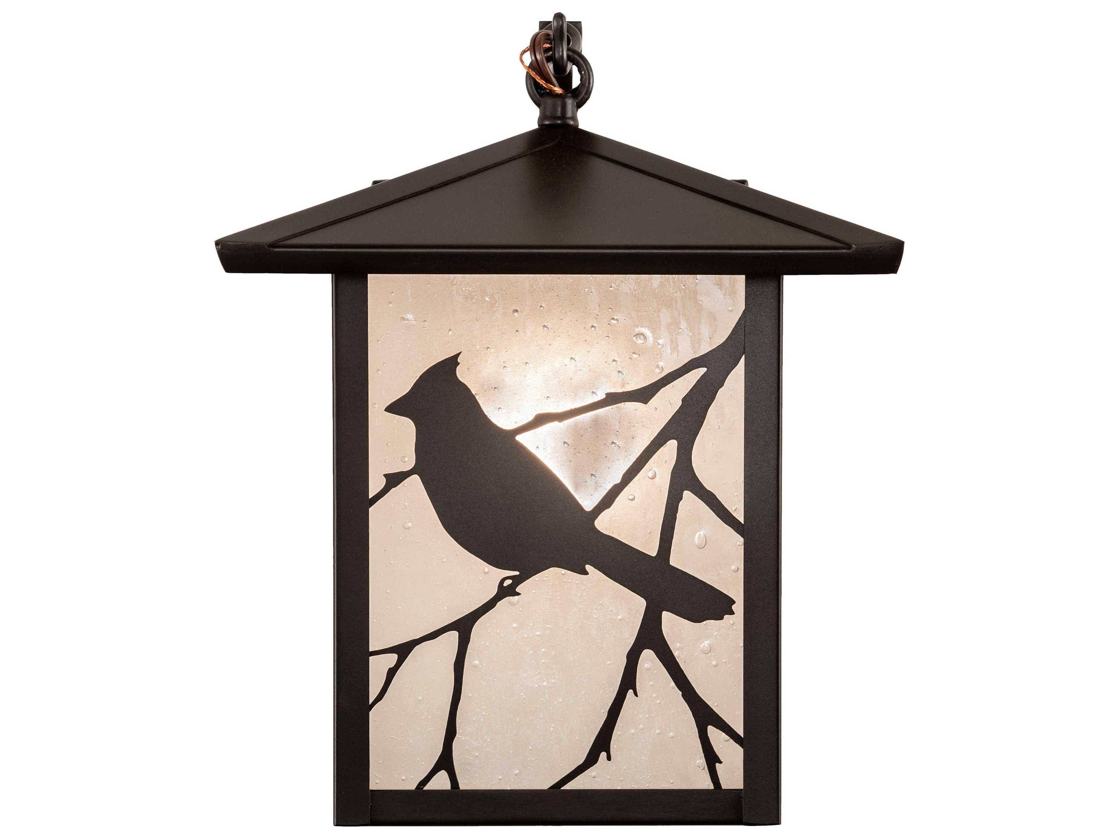 Meyda Seneca Song Bird 1 - Light Glass Outdoor Wall Light