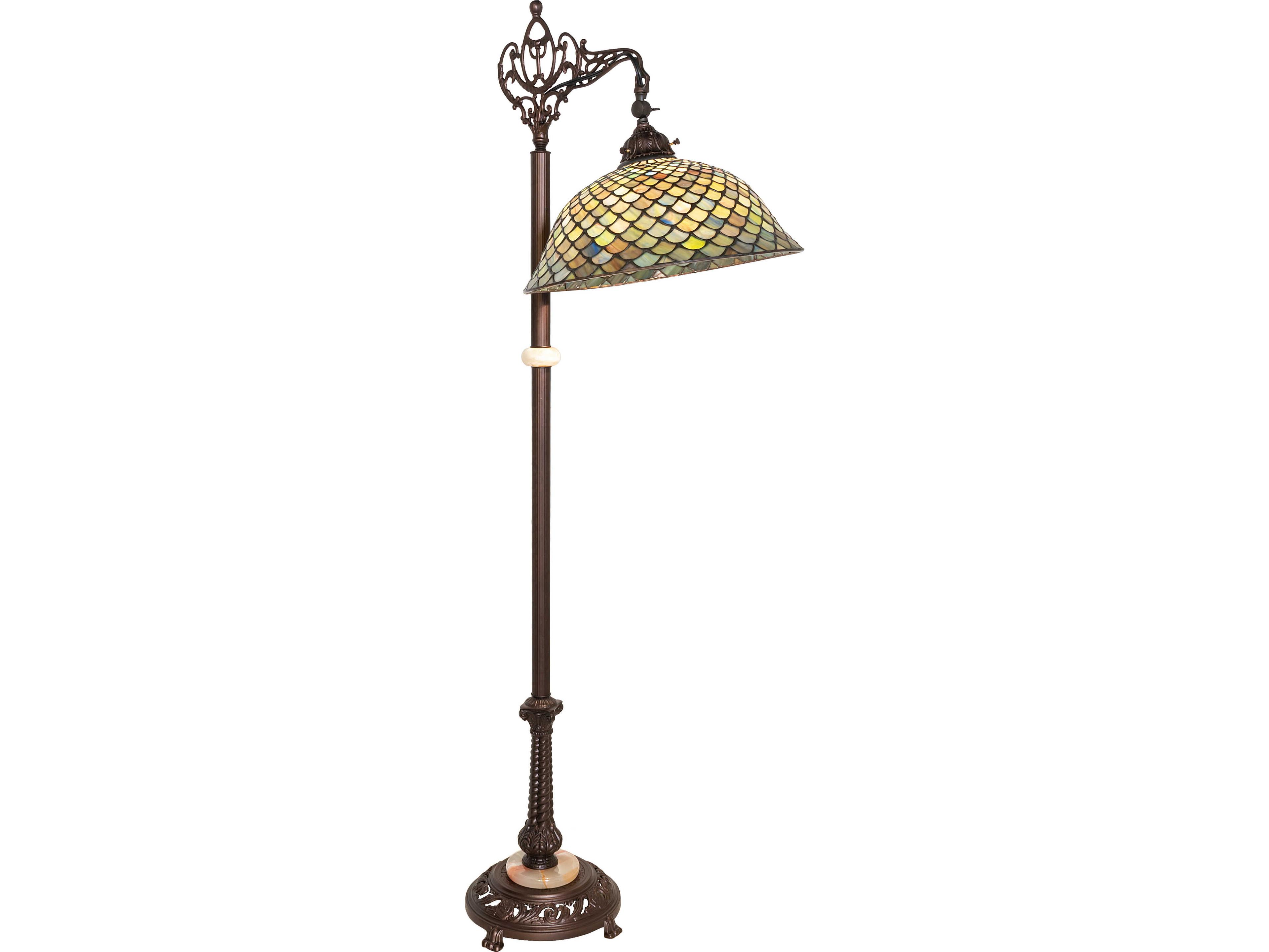 Fishscale FISHSCALE Bronze Traditional Floor Lamp