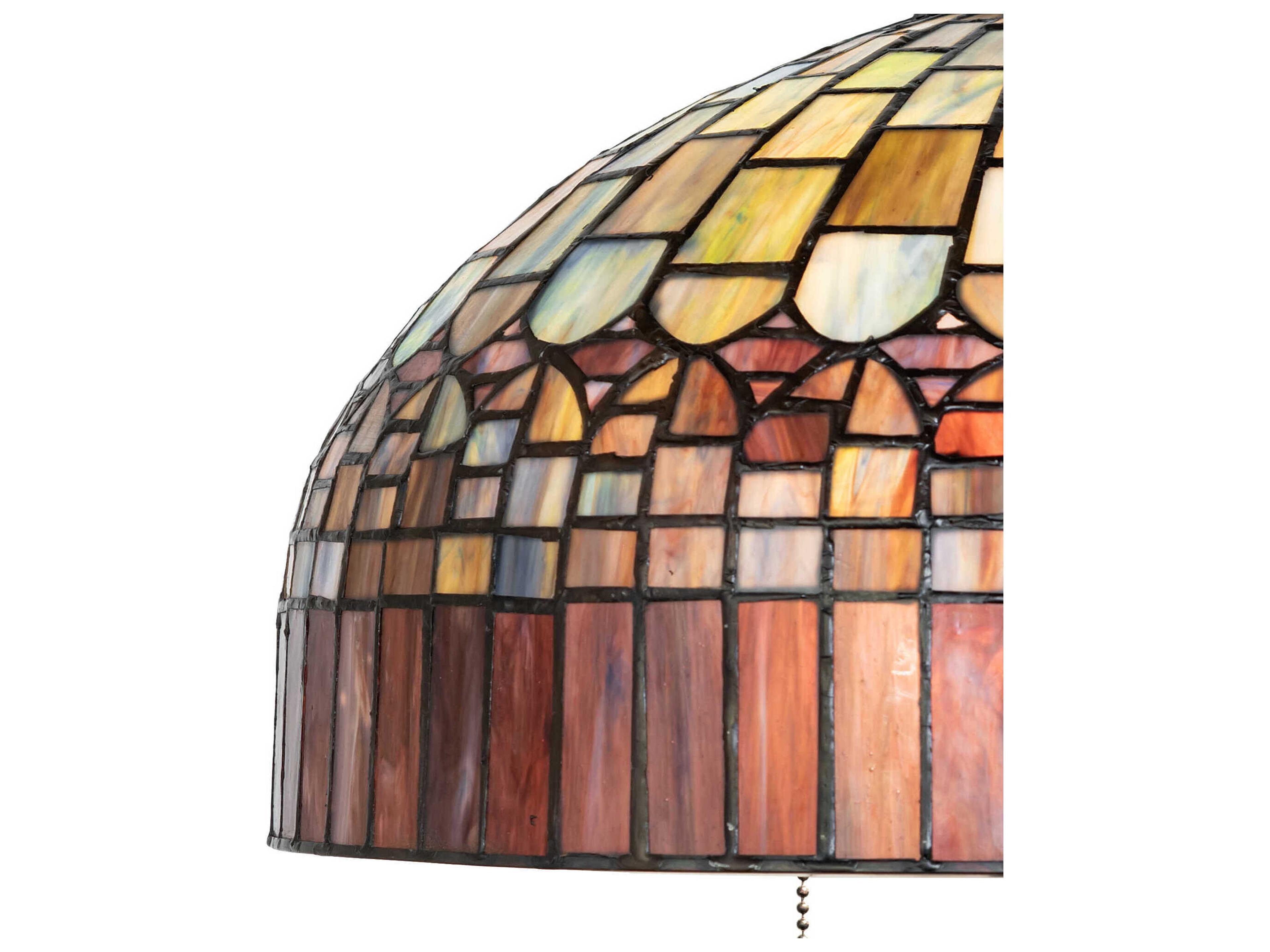 Meyda Tiffany Candice Mahogany Bronze Buffet Lamp