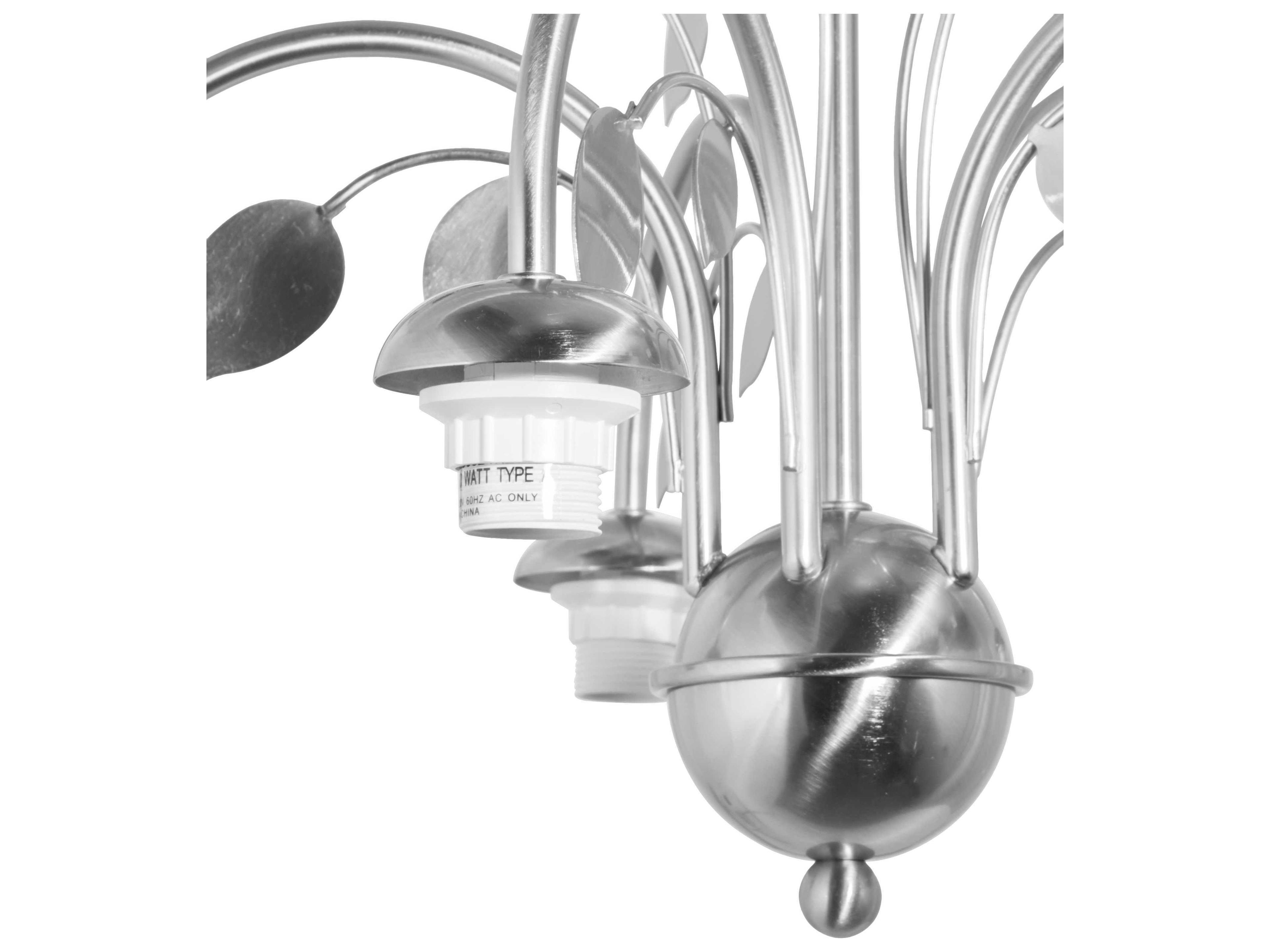 Meyda 5-Light Chrome Chandelier