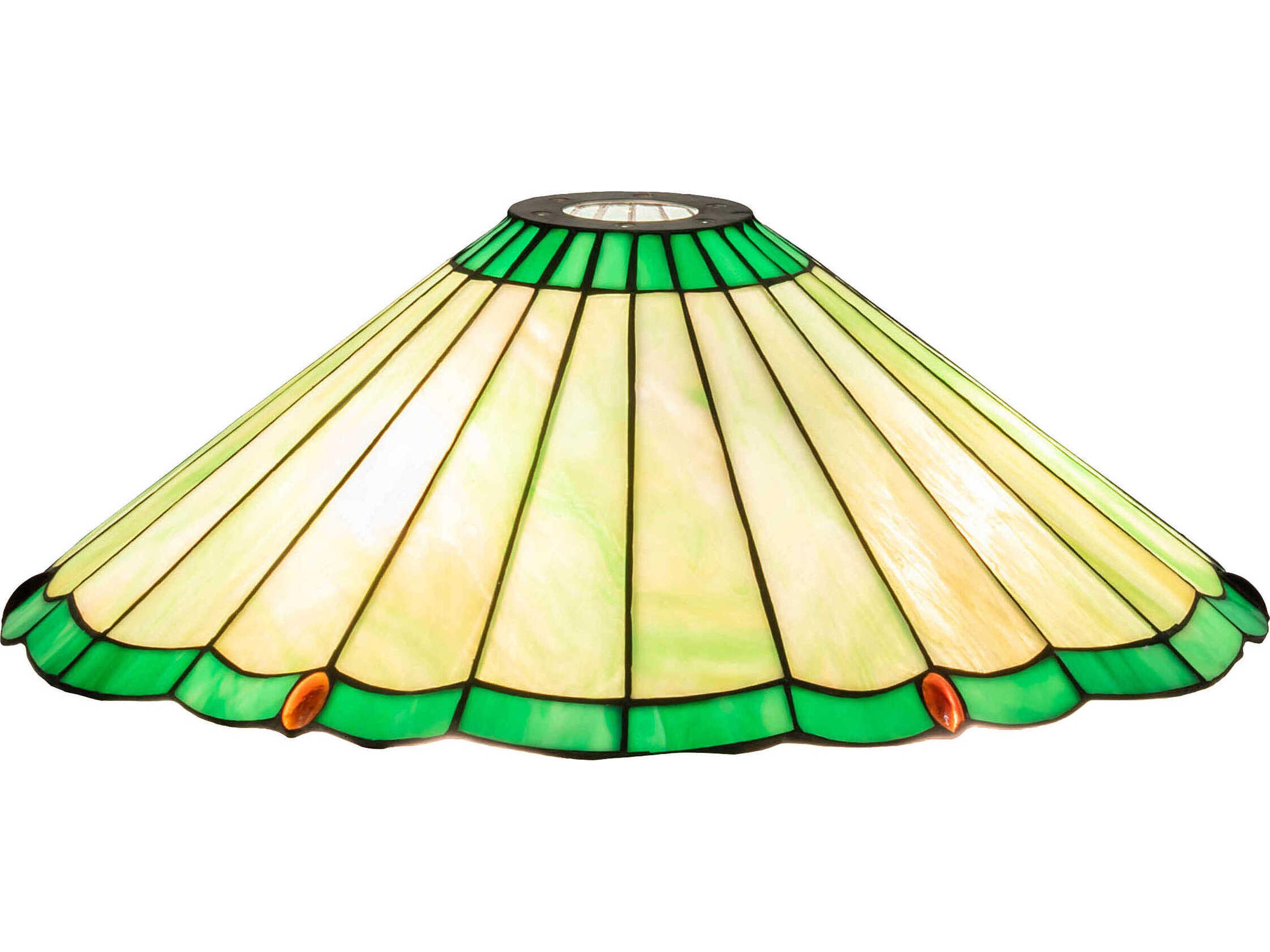 Green 16" Caprice Shade