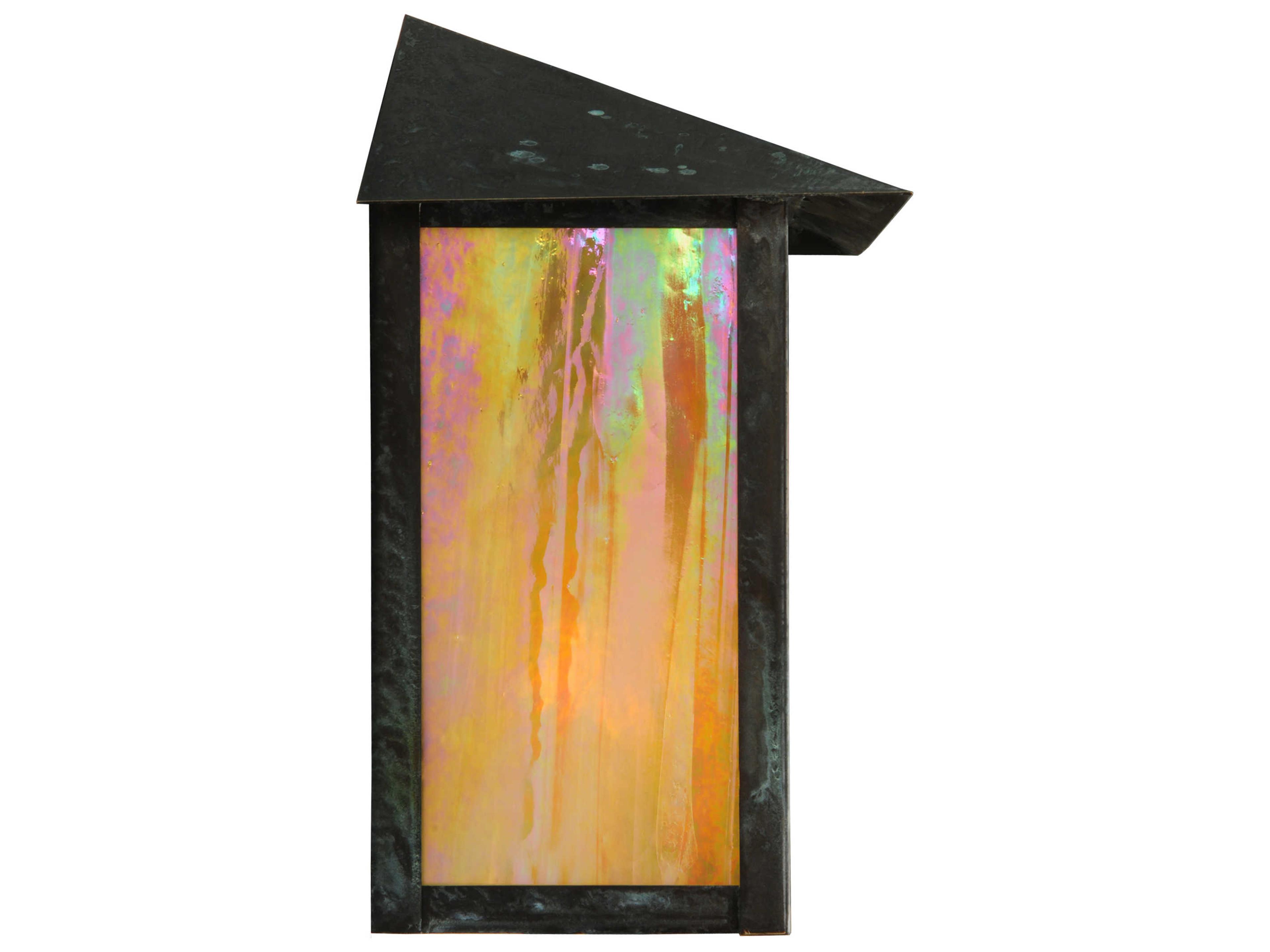 Meyda Seneca Winter Pine 1 - Light Glass Outdoor Wall Light