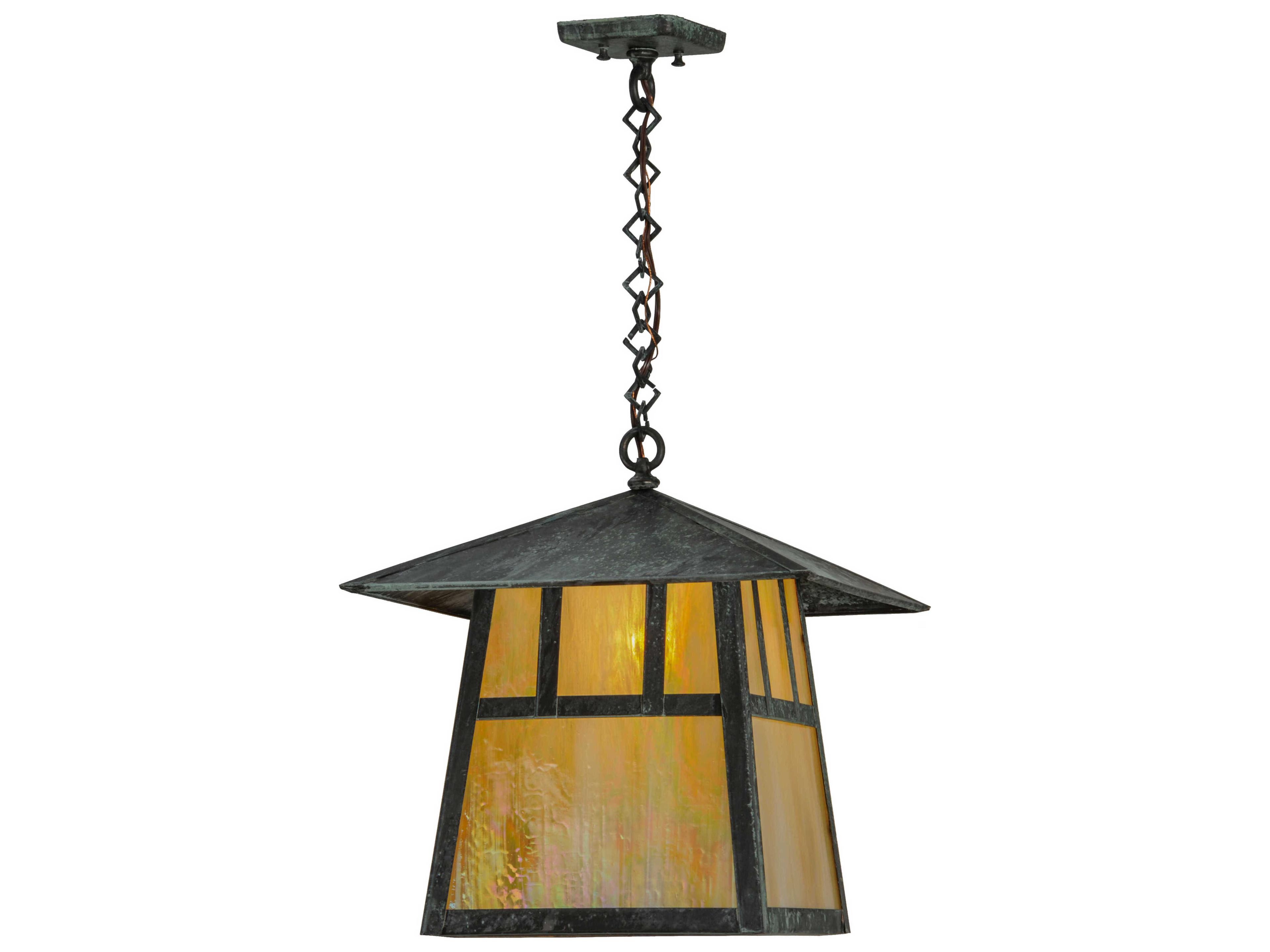 Stillwater Double Bar Mission 1 - Light Outdoor Hanging Light