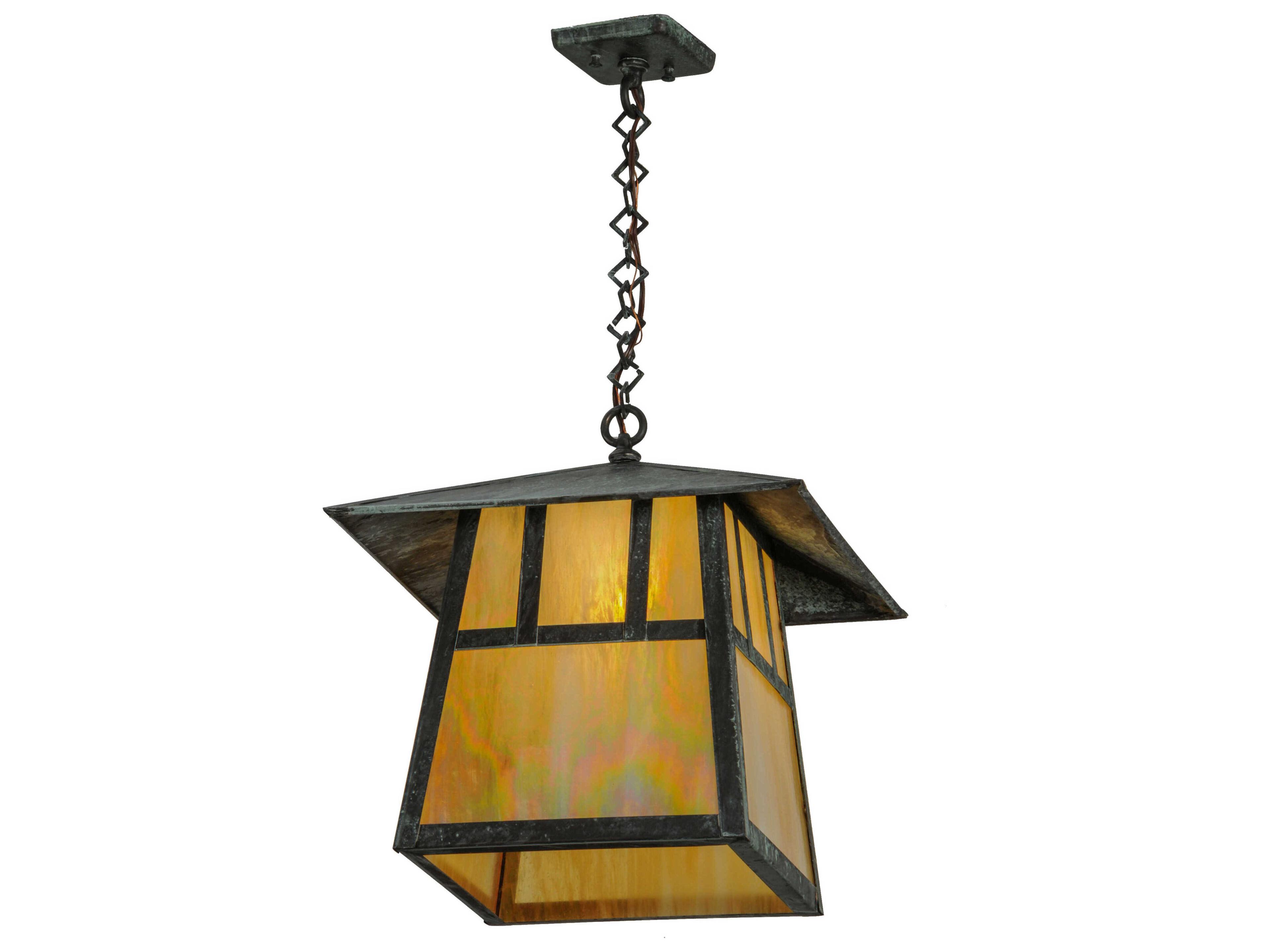 Meyda Stillwater Double Bar Mission 1 - Light Outdoor Hanging Light