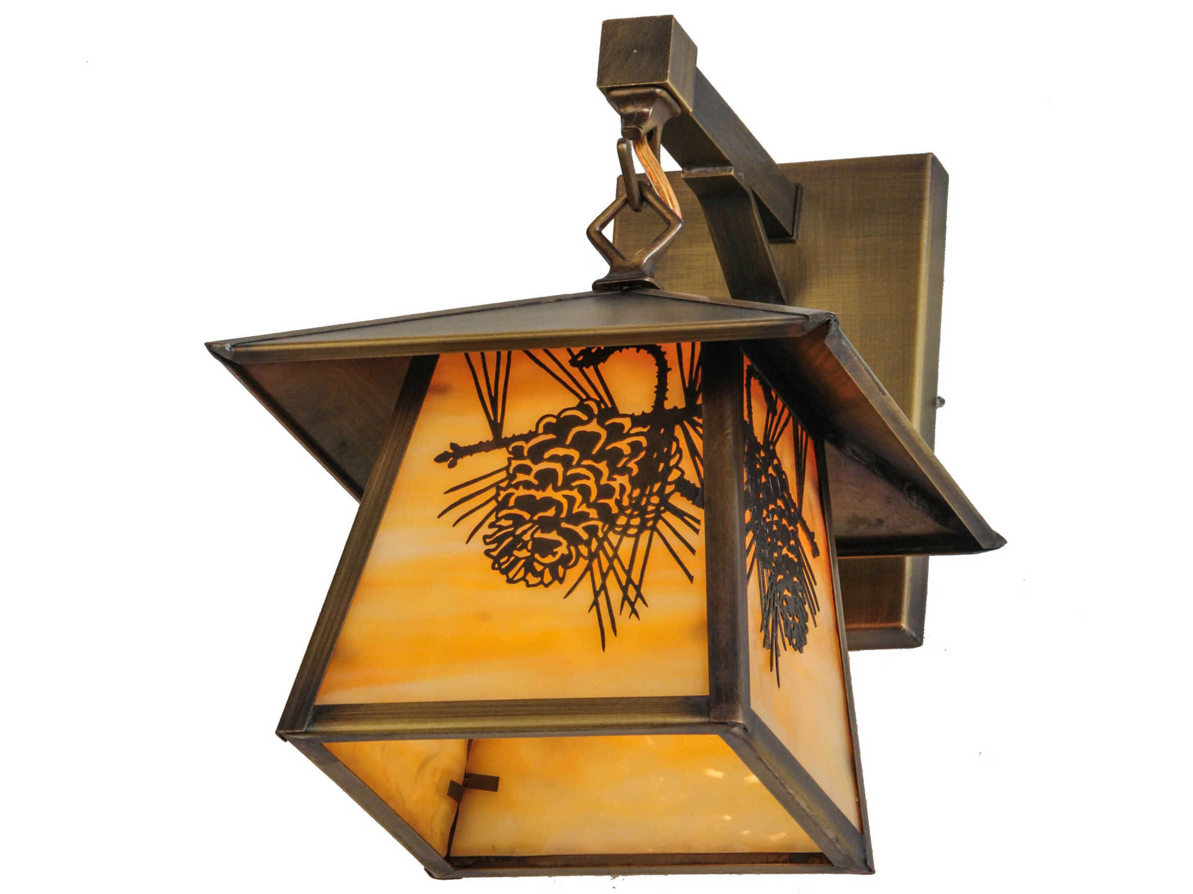 Meyda Stillwater Winter Pine 1 - Light Outdoor Wall Light