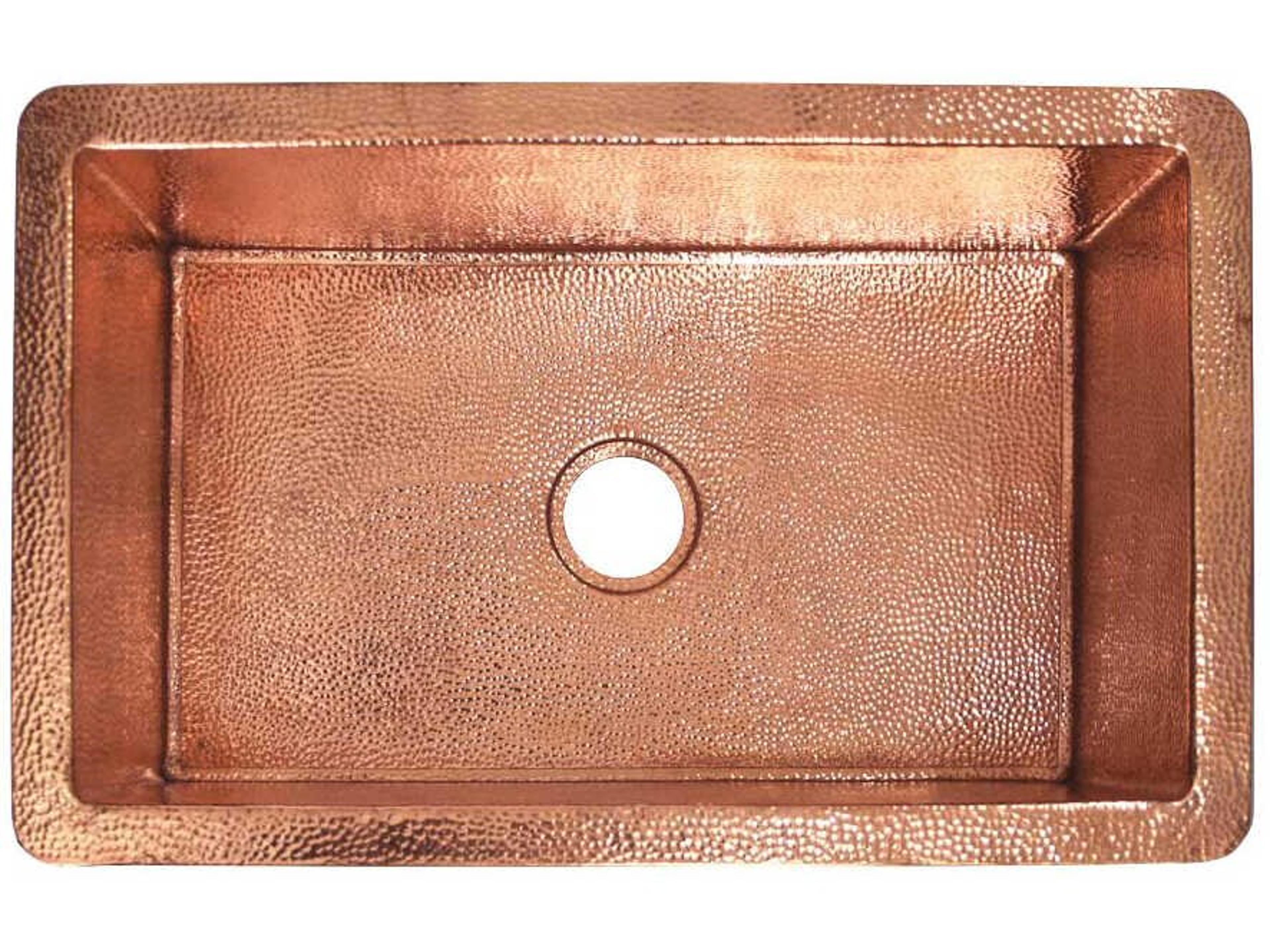 Cocina Polished Copper Kitchen Sink