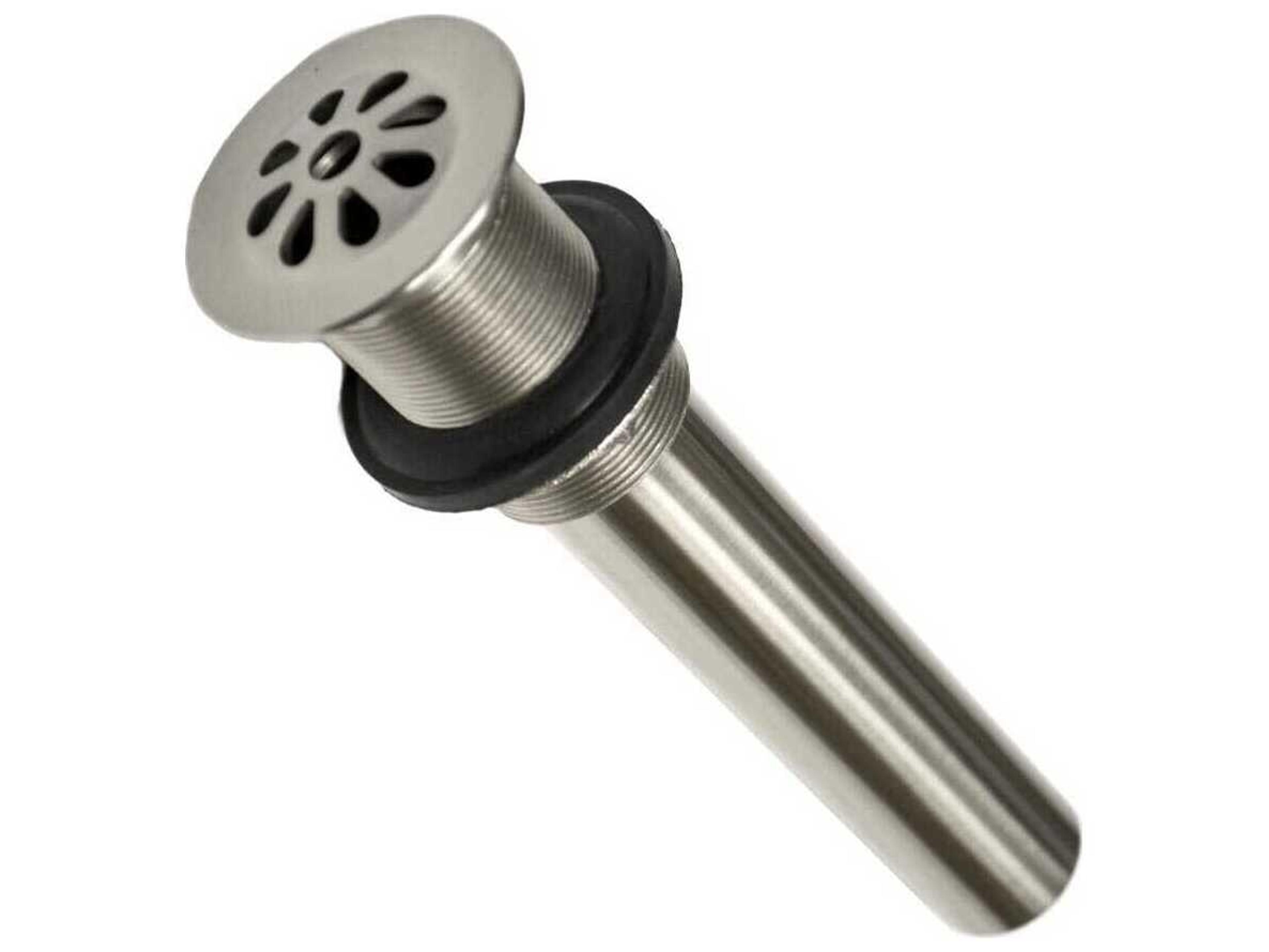 Brushed Nickel 1.5" Teardrop Drain