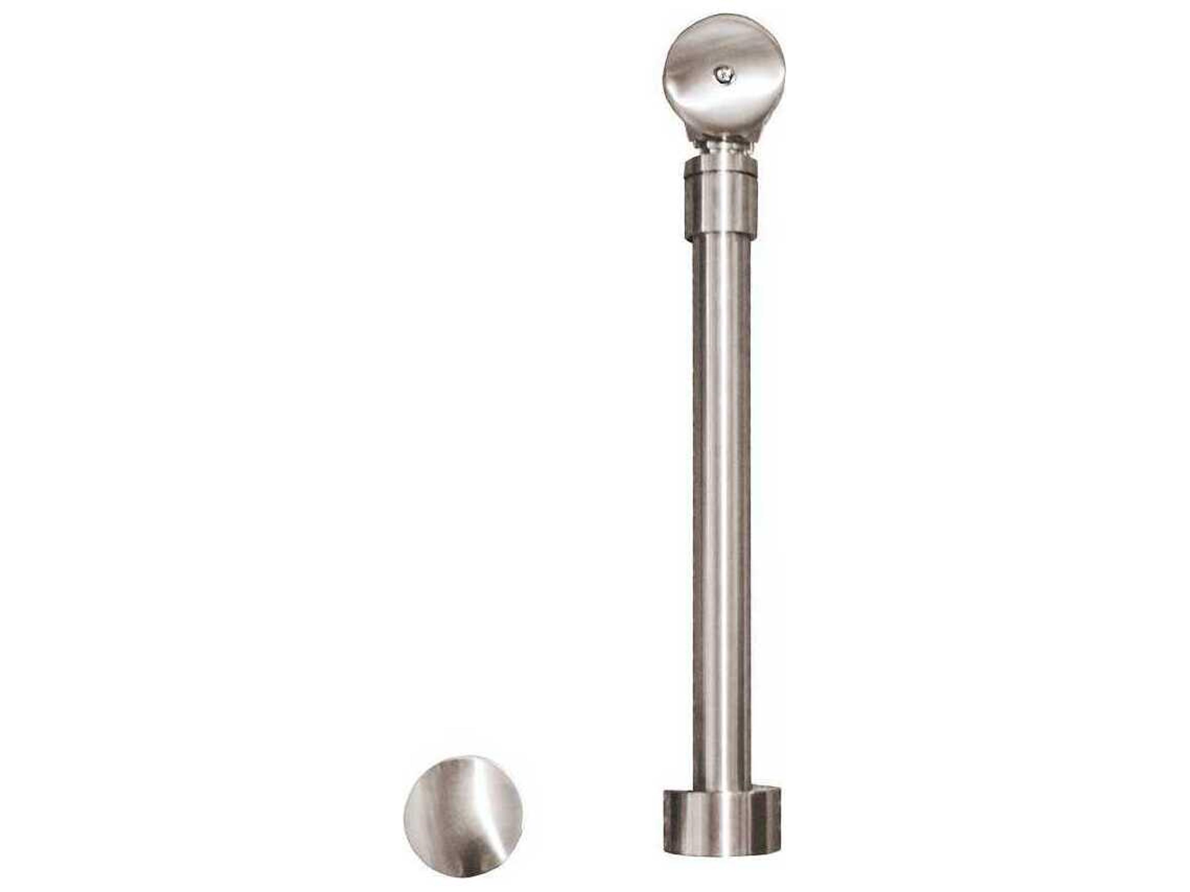 Polished Nickel Push to Seal Bath Waste & Overflow
