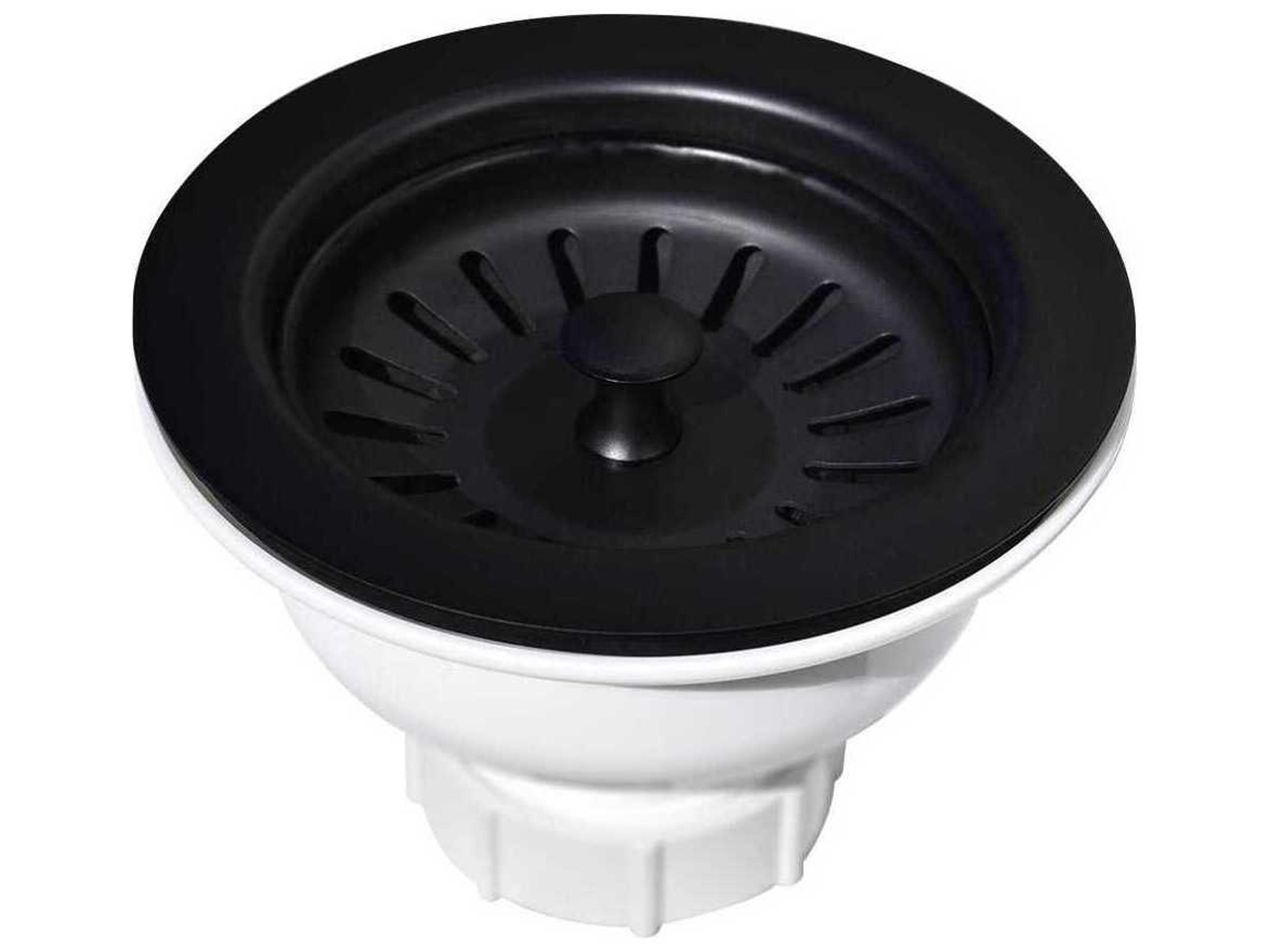 Matte Black 3.5" Basket Strainer