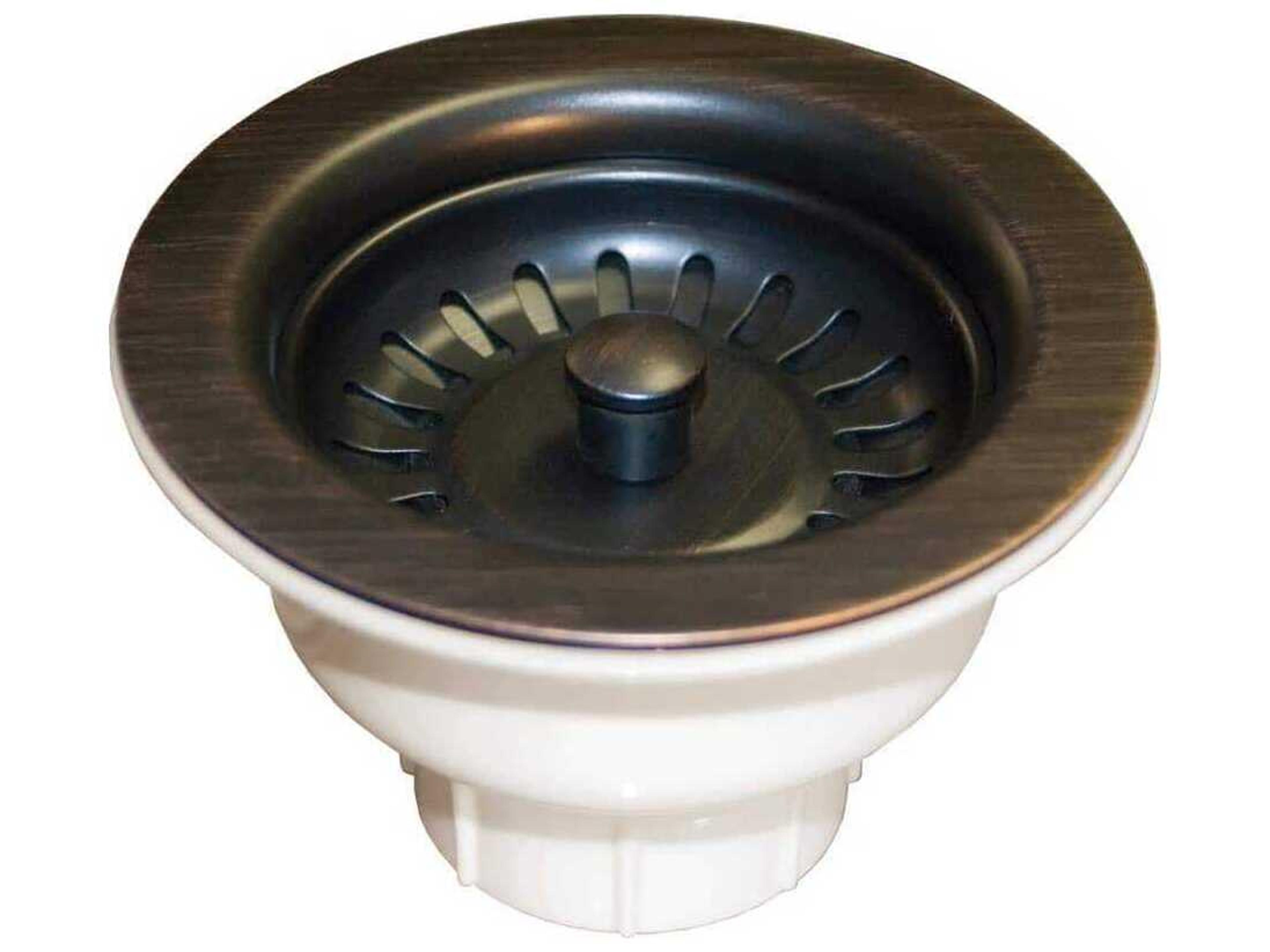 Oil Rubbed Bronze 3.5" Basket Strainer