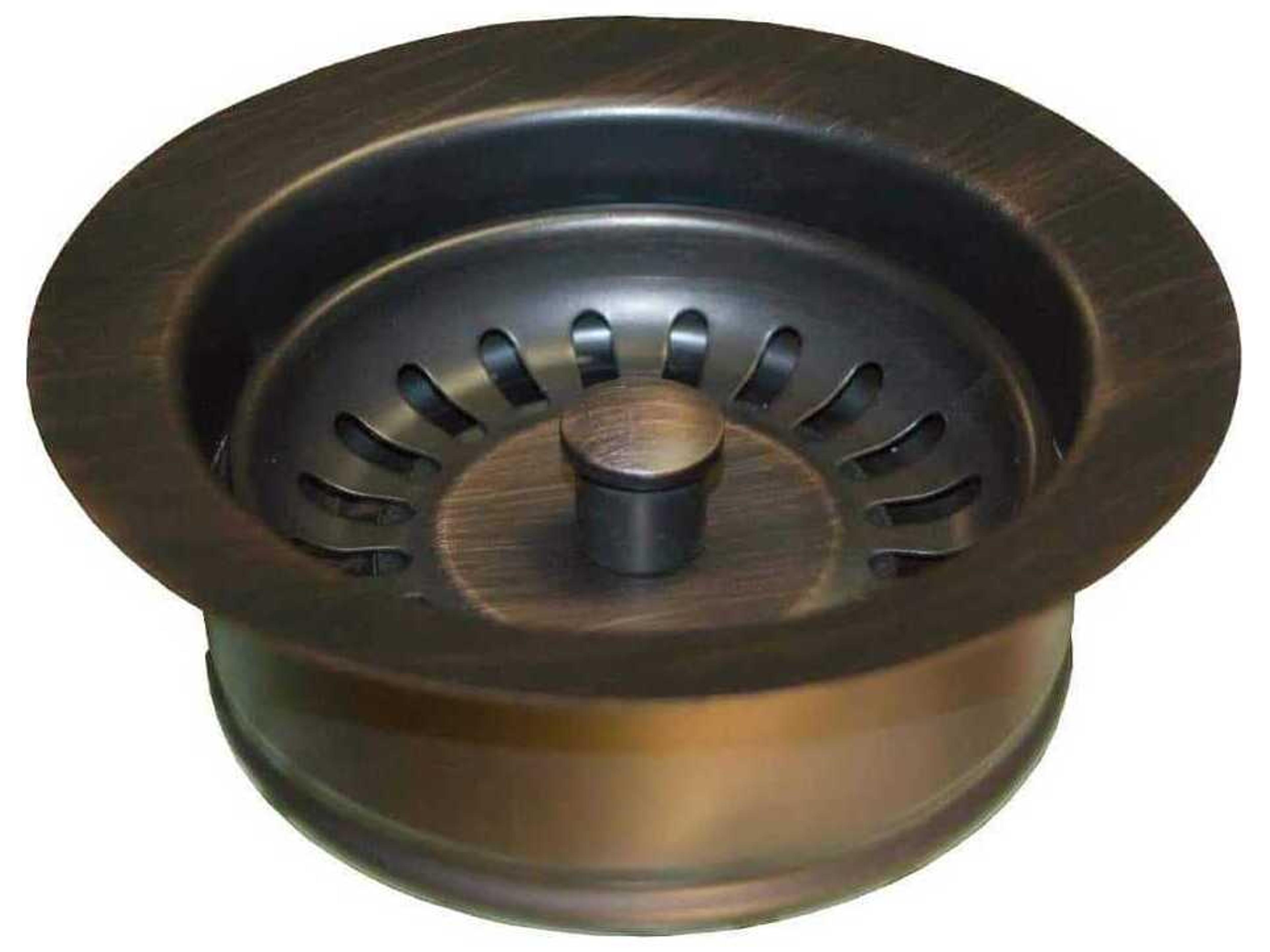 Oil Rubbed Bronze Disposer Trim with Basket Strainer