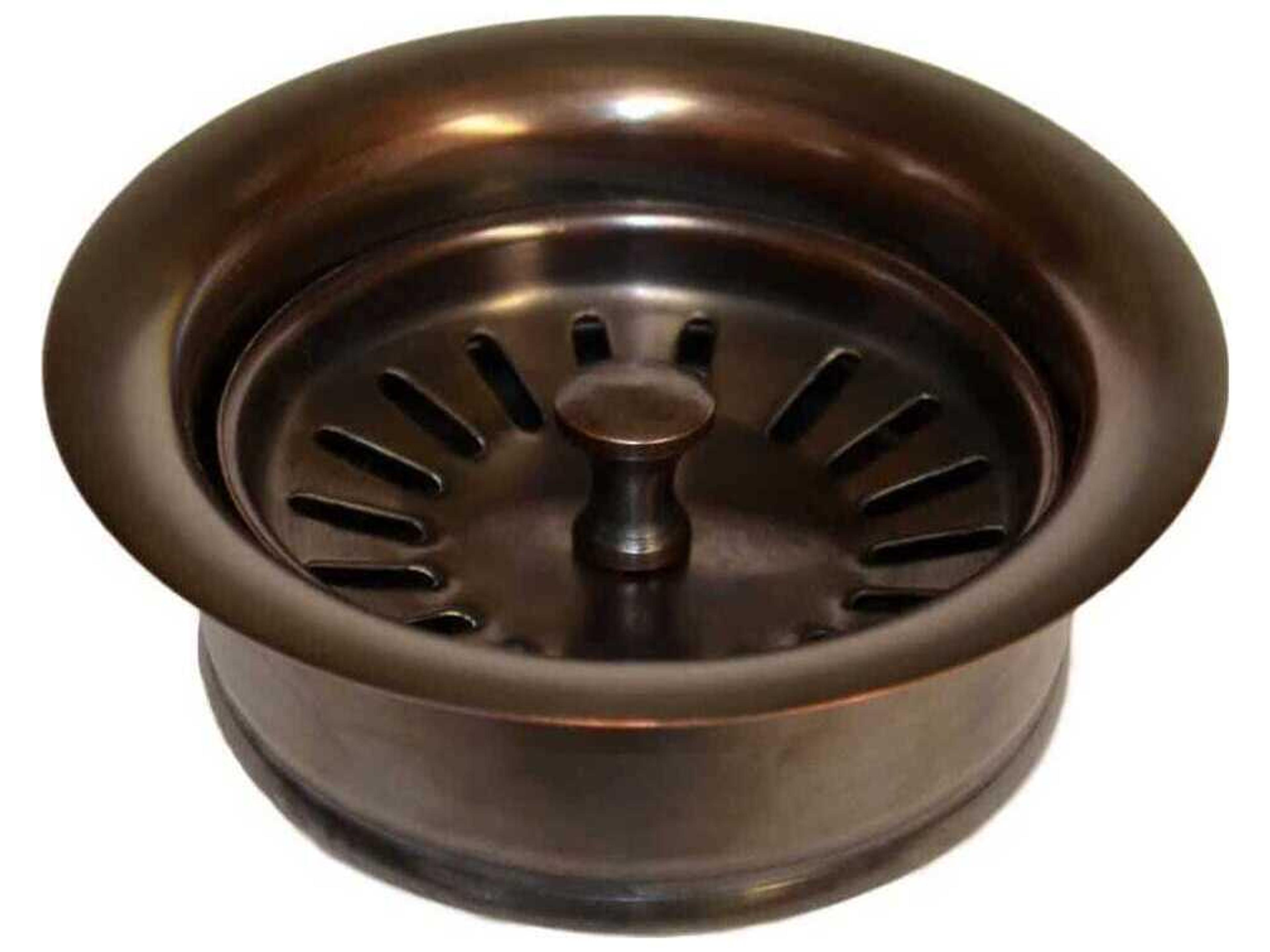 Native Trails Solid Copper Disposer Trim with Basket Strainer