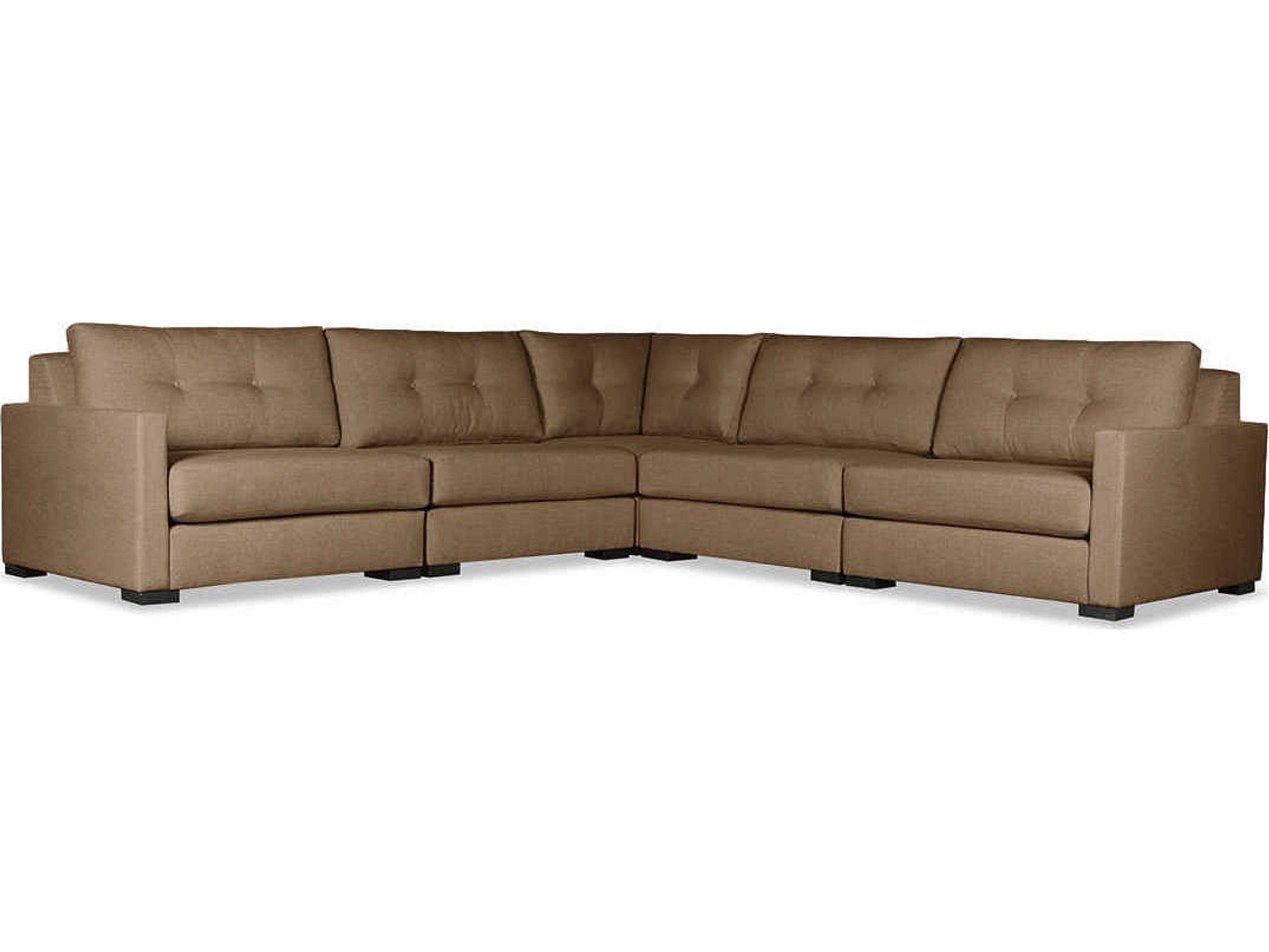 Chester Buttoned 5 - Pieces Upholstered Sectional Sofa