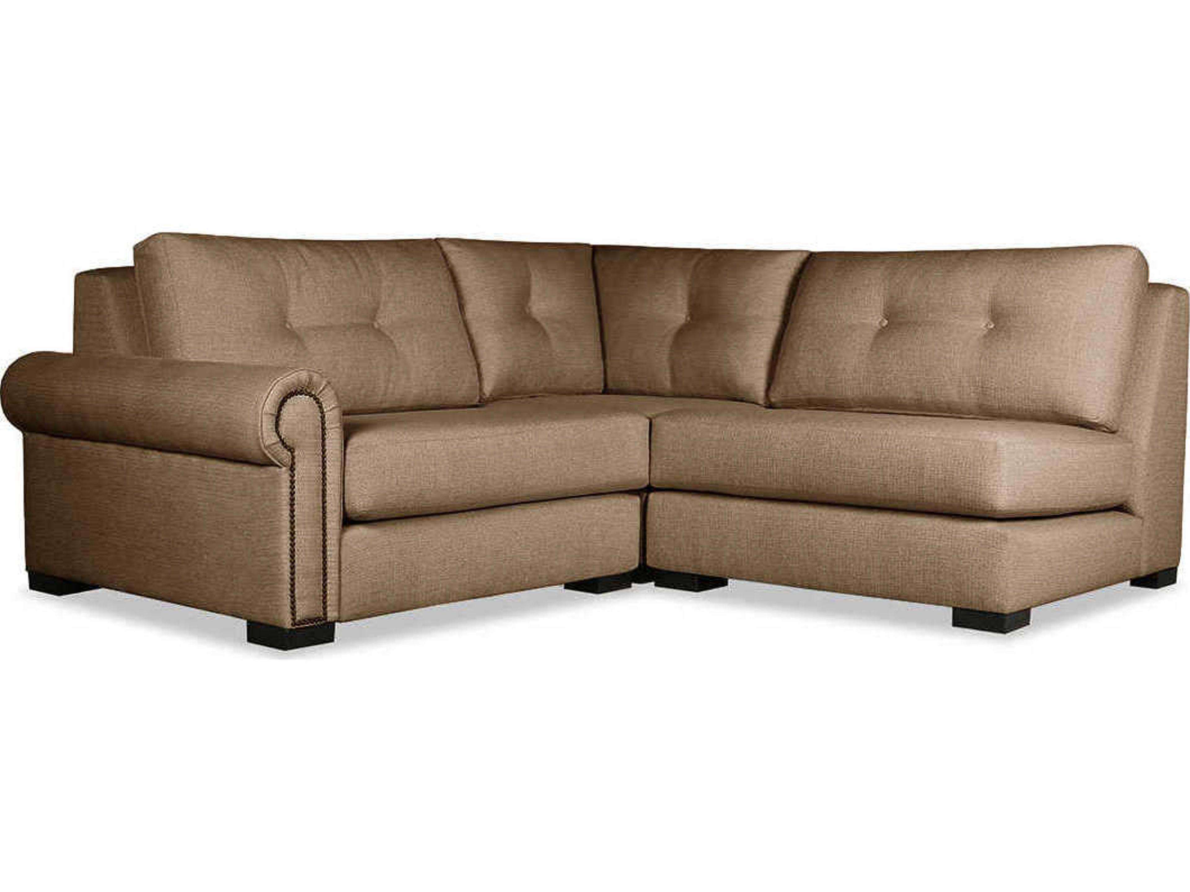 Sylviane Buttoned 3 - Pieces LAF Upholstered Sectional Sofa