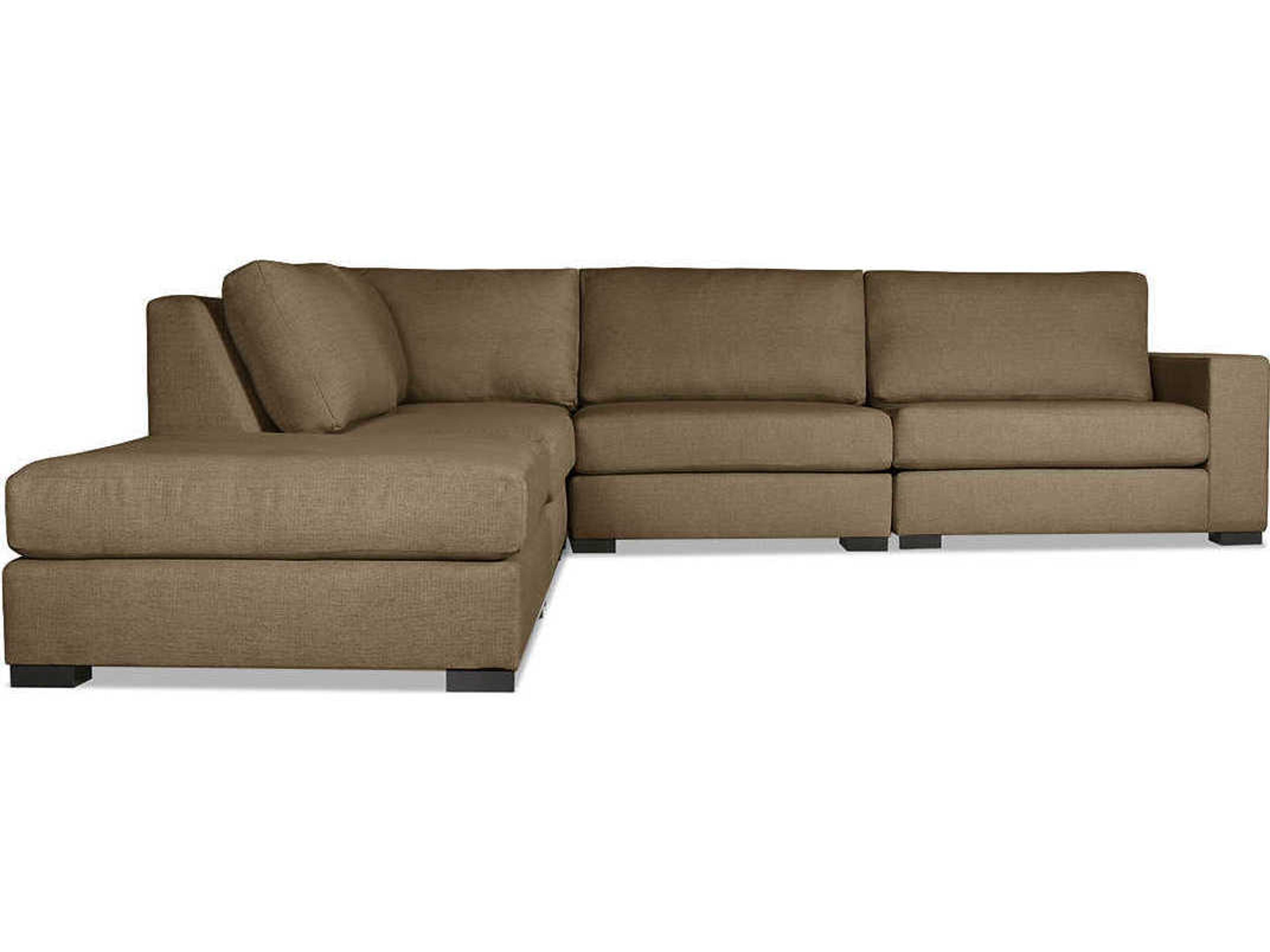 Nativa Interiors Veranda 5 - Pieces RAF Upholstered Sectional Sofa with Ottoman